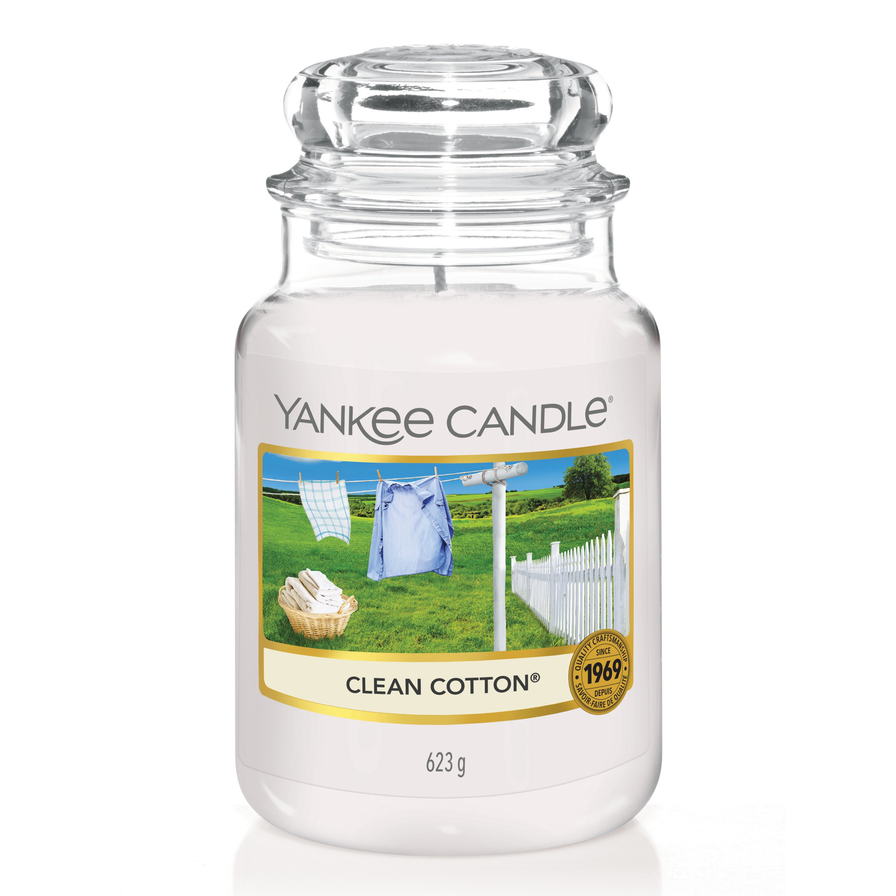 Clean Cotton® Original Large Jar Candle - Large Jars | Yankee Candle