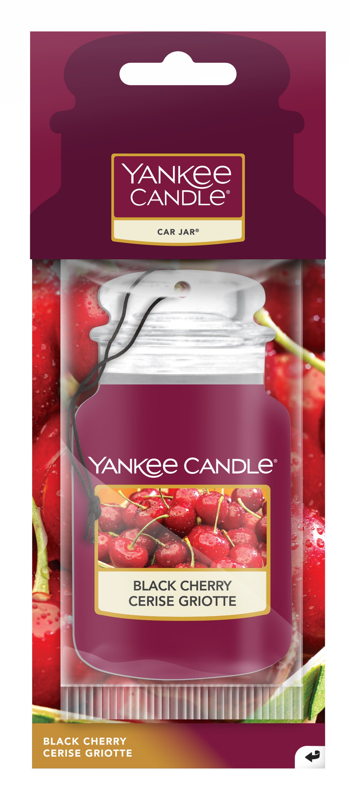 Yankee Candle Black Cherry Autoduft Car Jar
