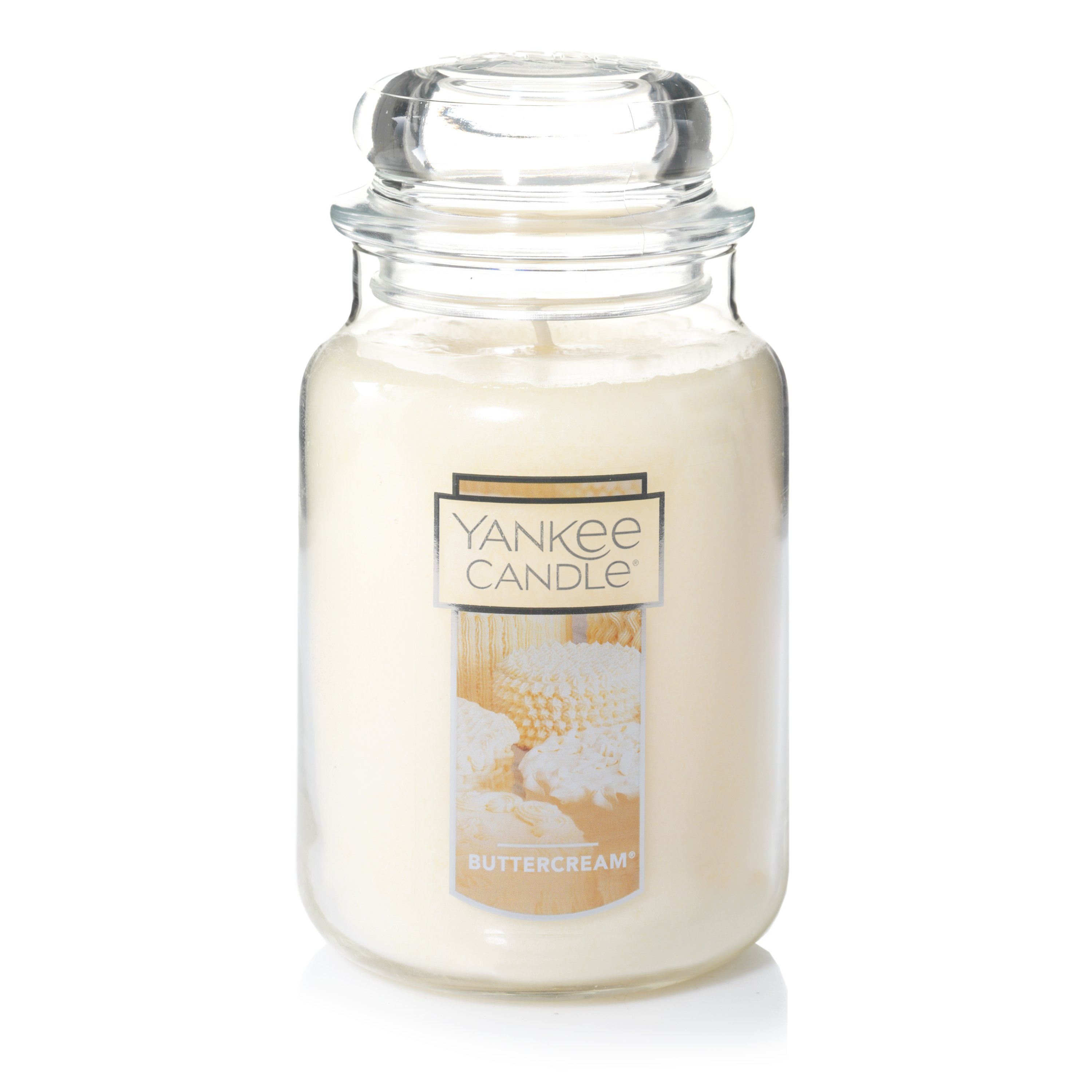  YANKEE CANDLE Vanilla Large Jar Candle, White : Home & Kitchen