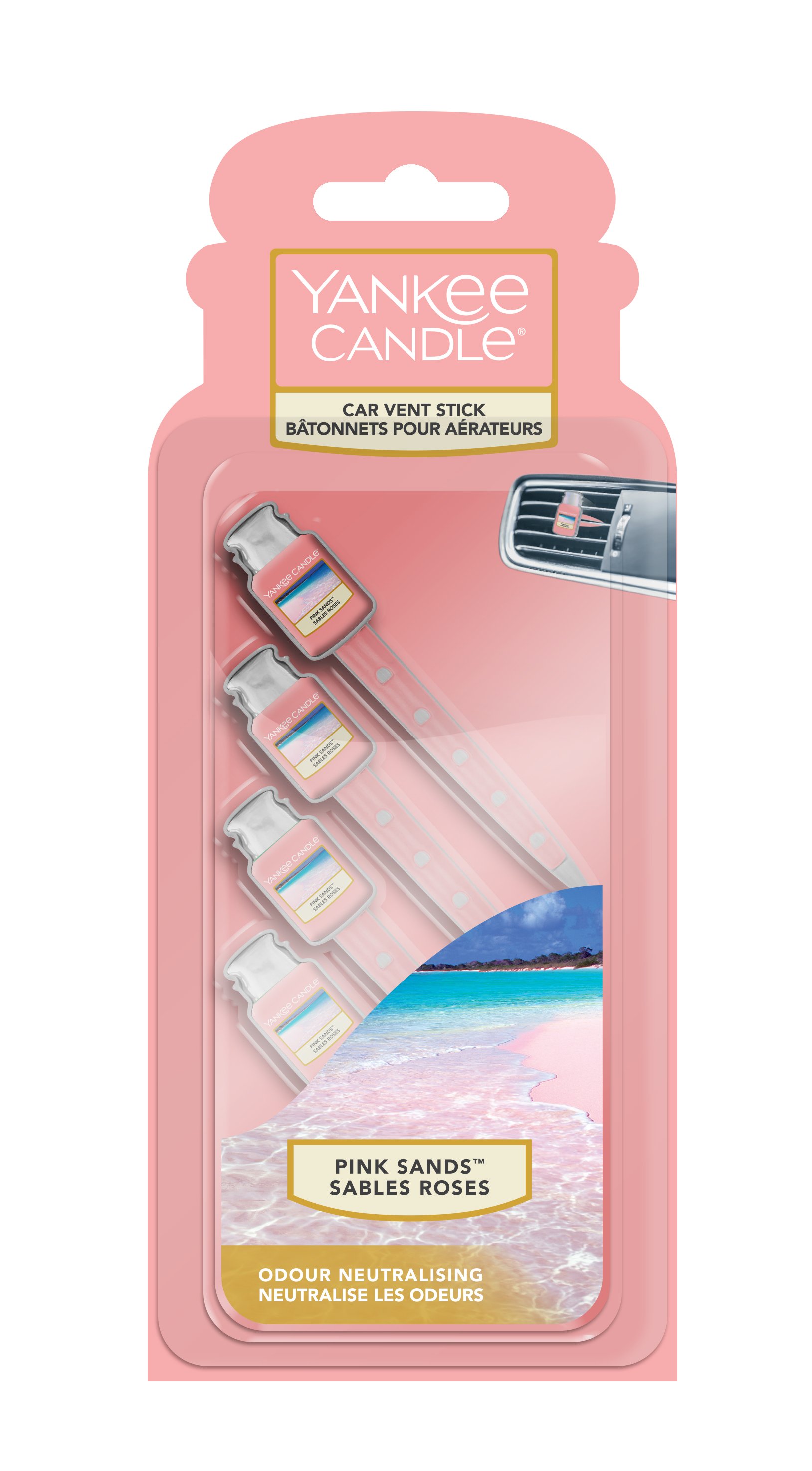 Yankee Candle Gel Jar Air Freshener - Pink Sands