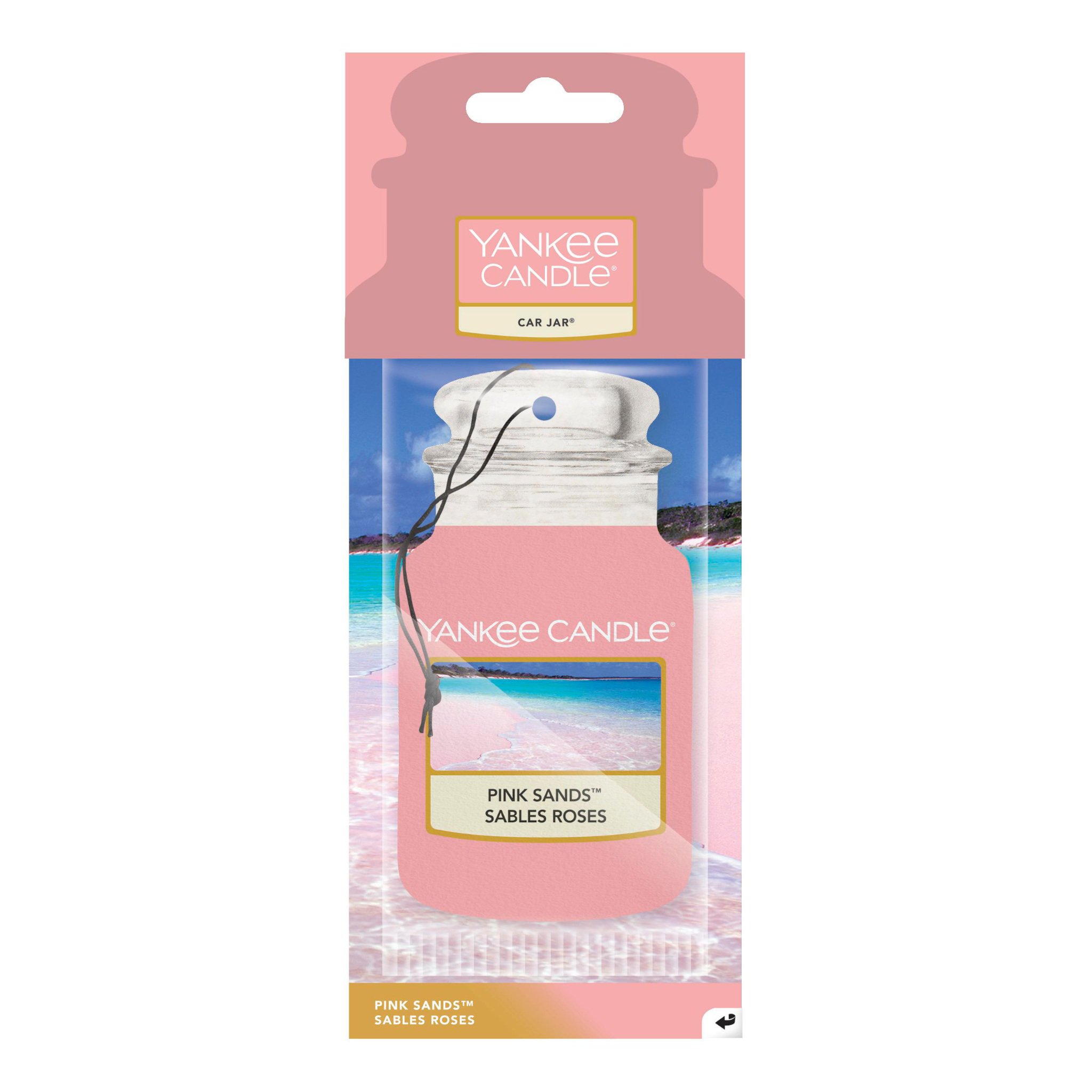 Yankee Candle Paper Jar Air Freshener - Pink Sands - 4 Pack