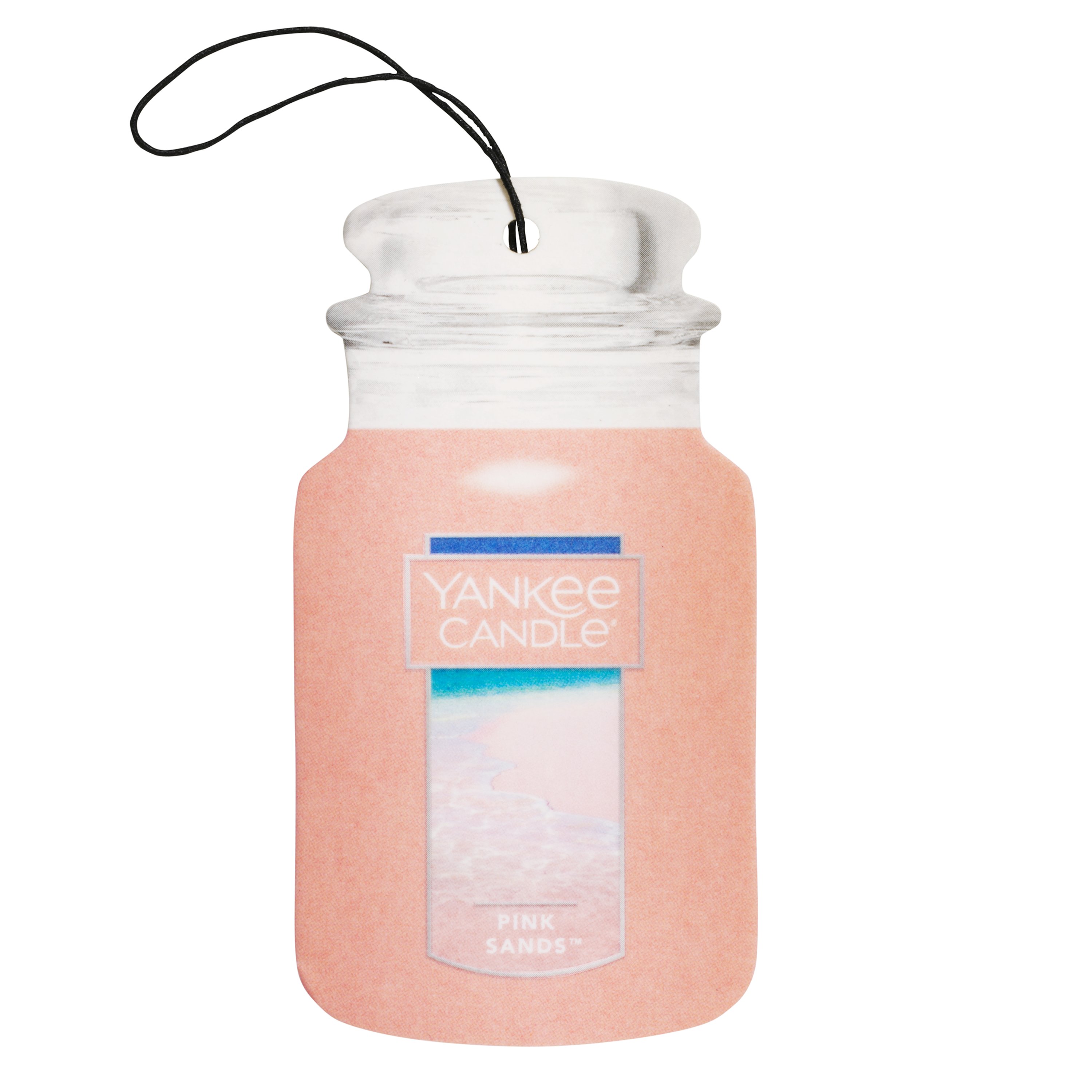 Yankee Candle Car Jar Air Freshener, Pink Sands