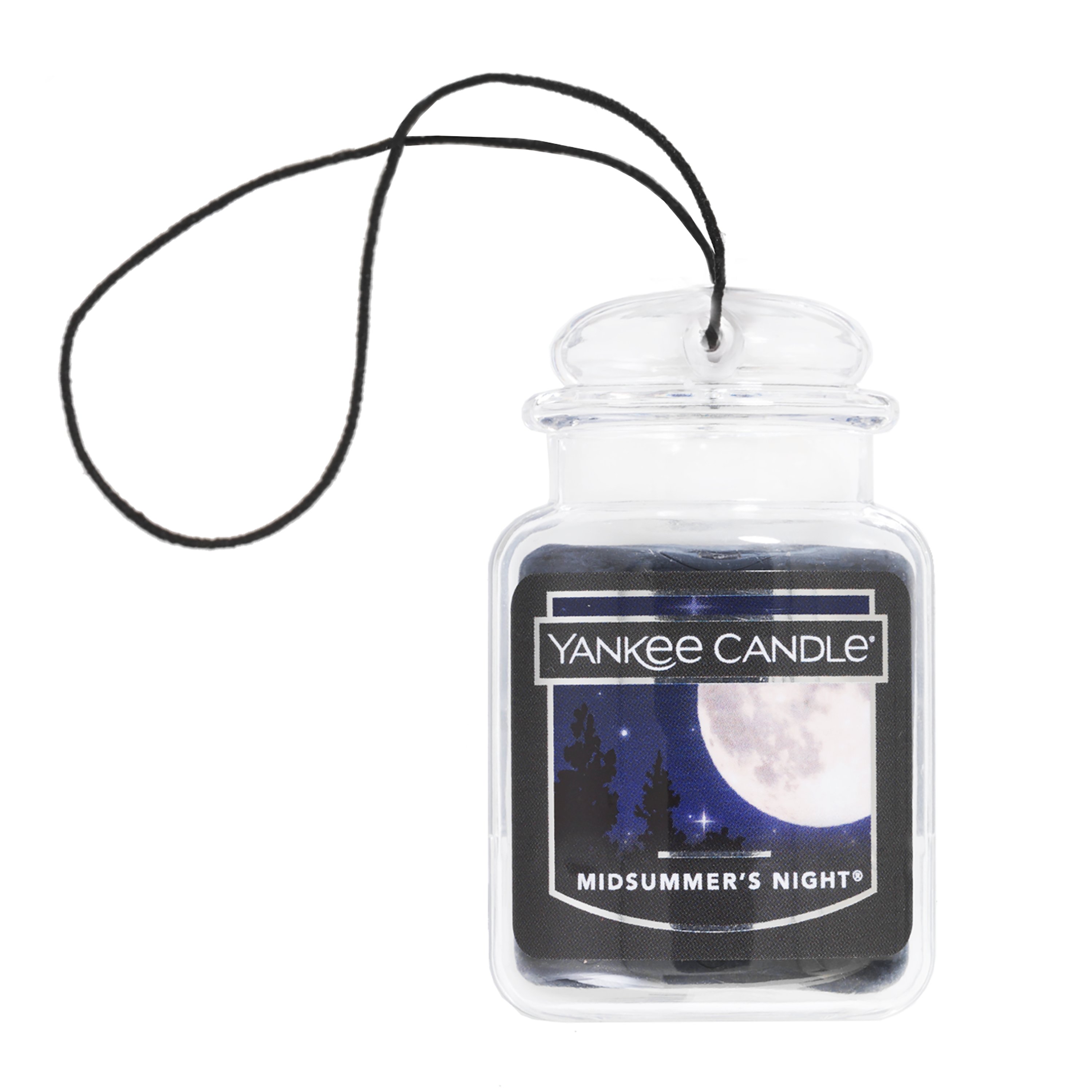 Yankee Candle Car Jar Hanging Air Freshener MidSummer's Night Scent (Pack  of 3)