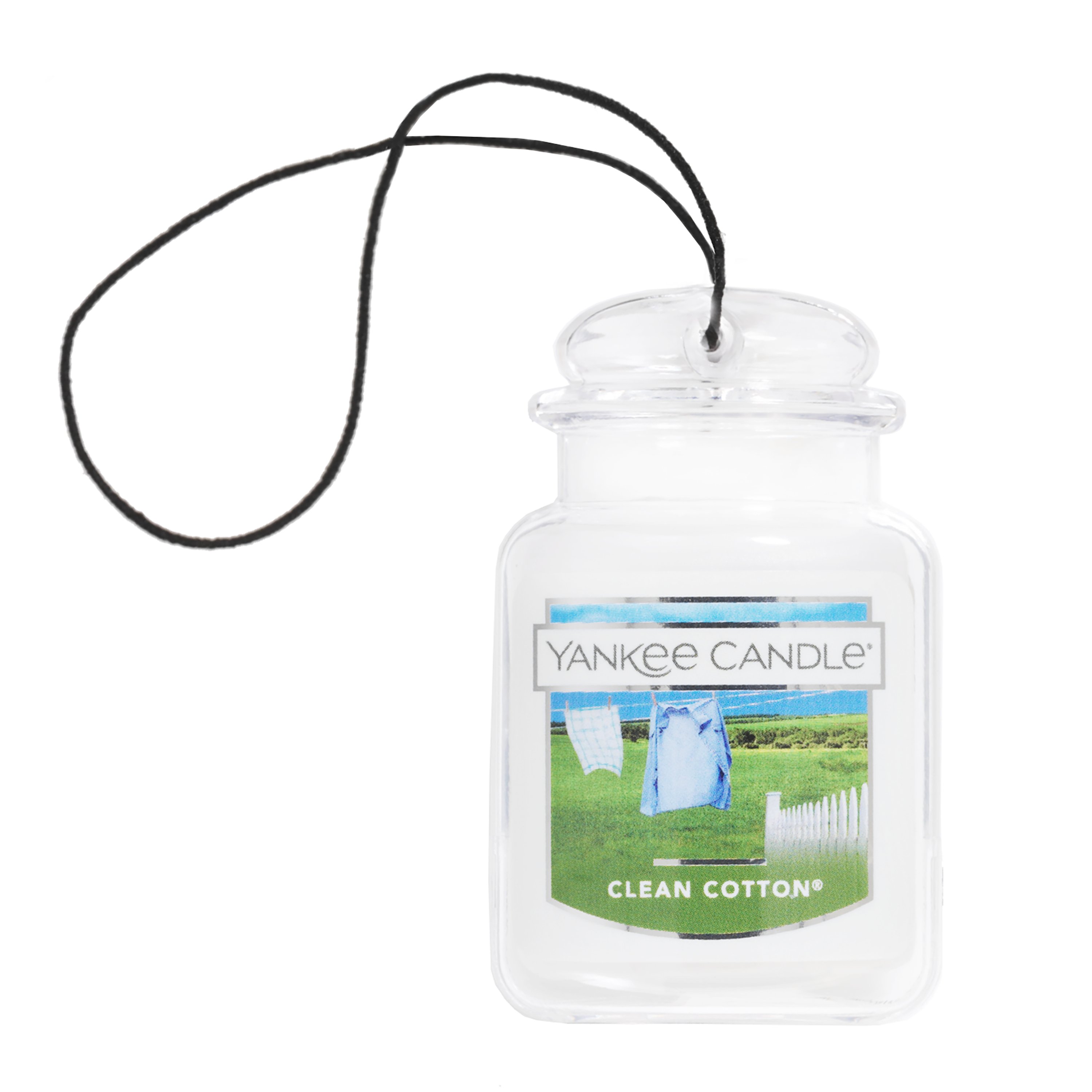 Yankee Candle Medium Clean Cotton Ultimate Car Jar Air Freshener