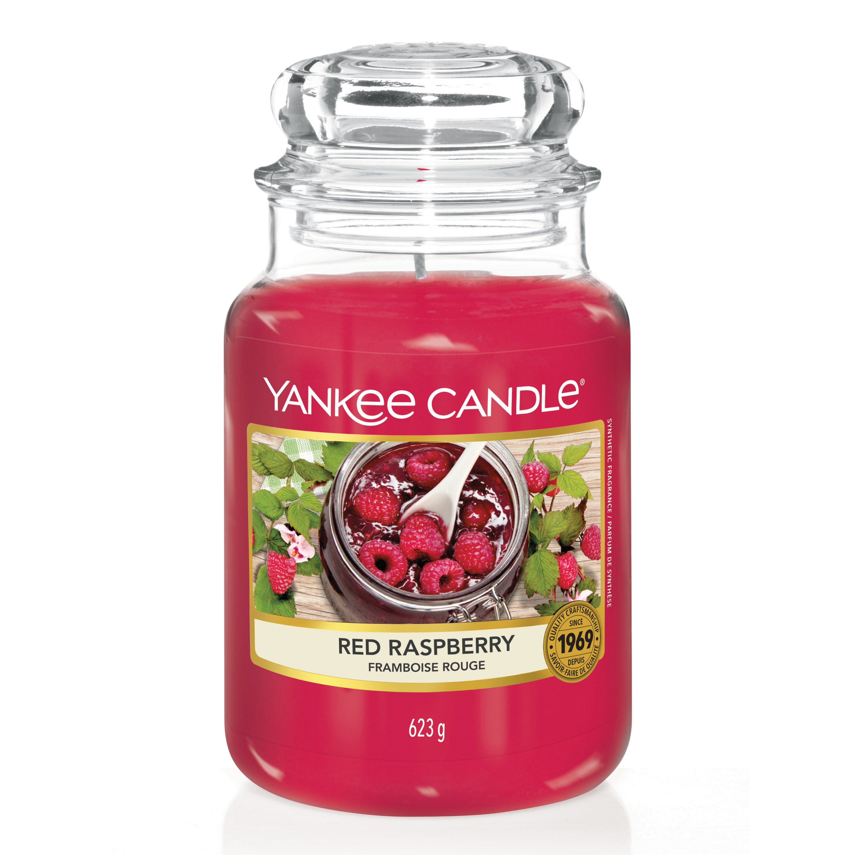 Yankee Candle Ultimate Red Raspberry Fragrance Infused Car Jar
