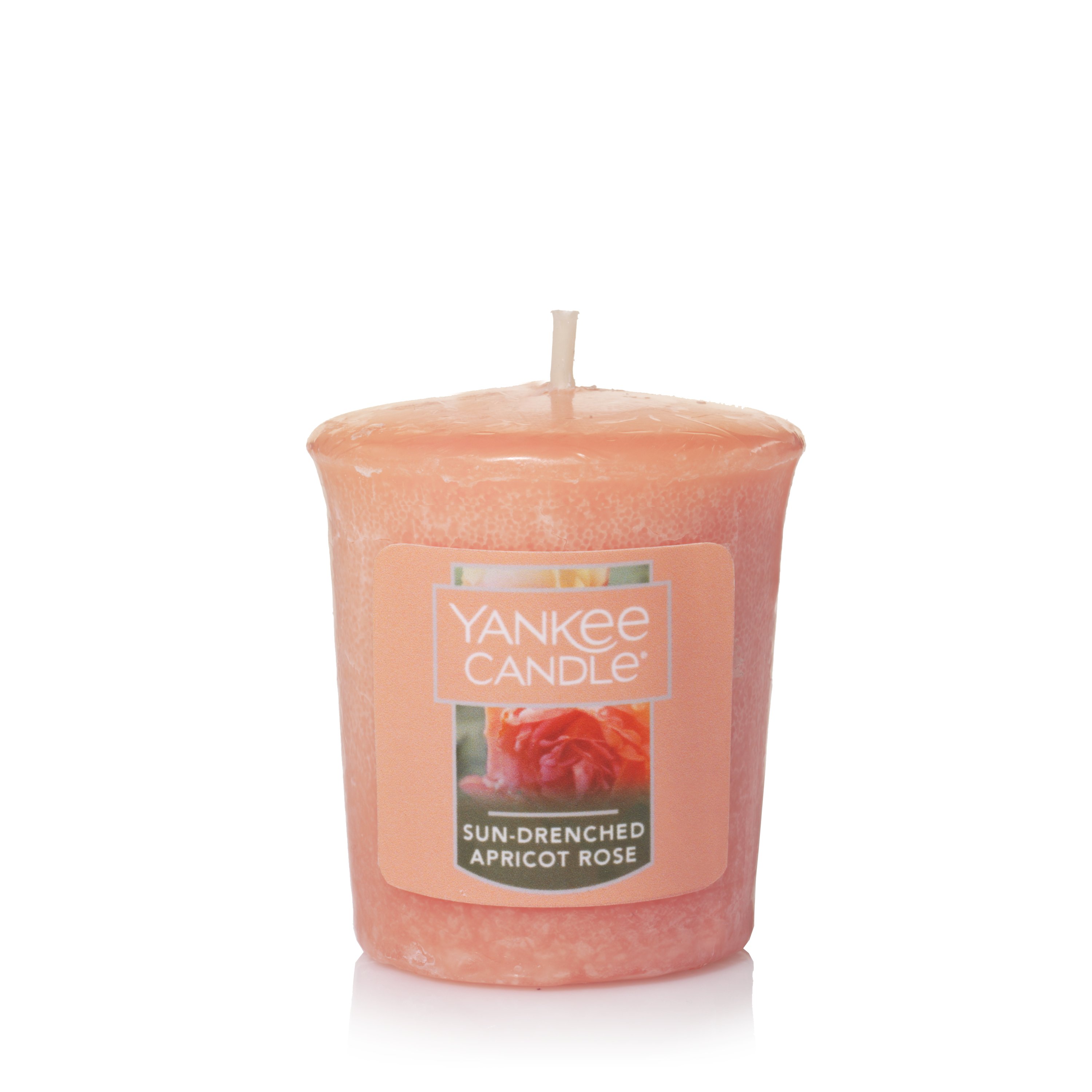 SPRING SPECIAL YANKEE CANDLE SET 4 VOTIVE CANDLES SUNDRENCHED APRICOT ROSE 