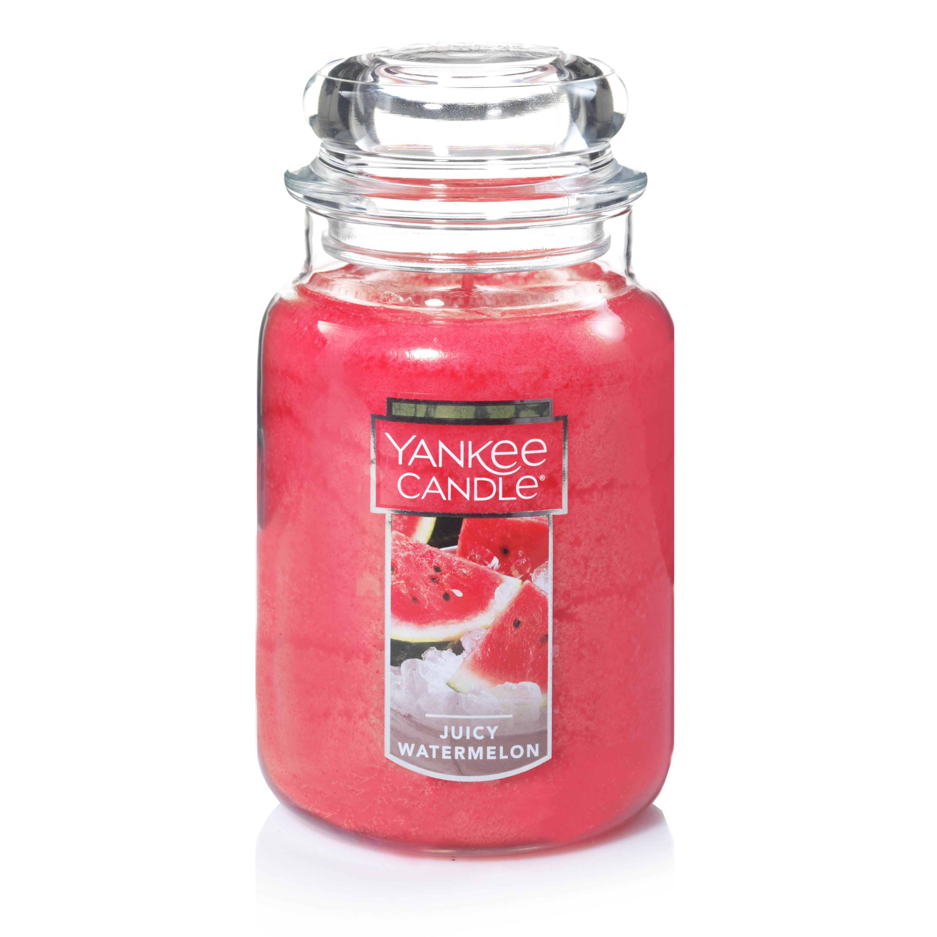 YANKEE CANDLE WATERMELON WHITE SANDS HARBOR BREEZE SCENTED SOY WAX CANDLE 