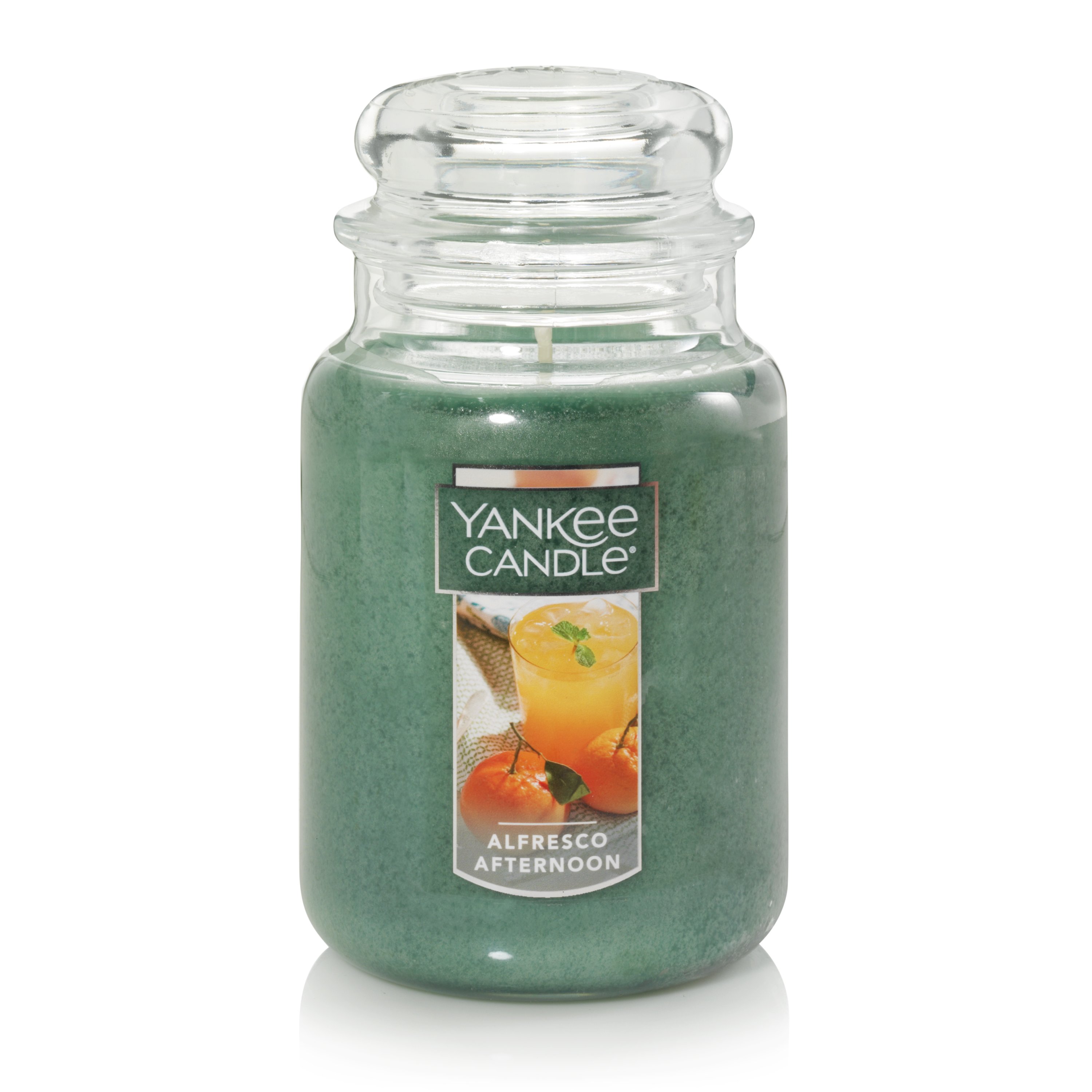 Yankee Candle Alfresco Afternoon Large Jar 22oz NEW Free Shipping Green 
