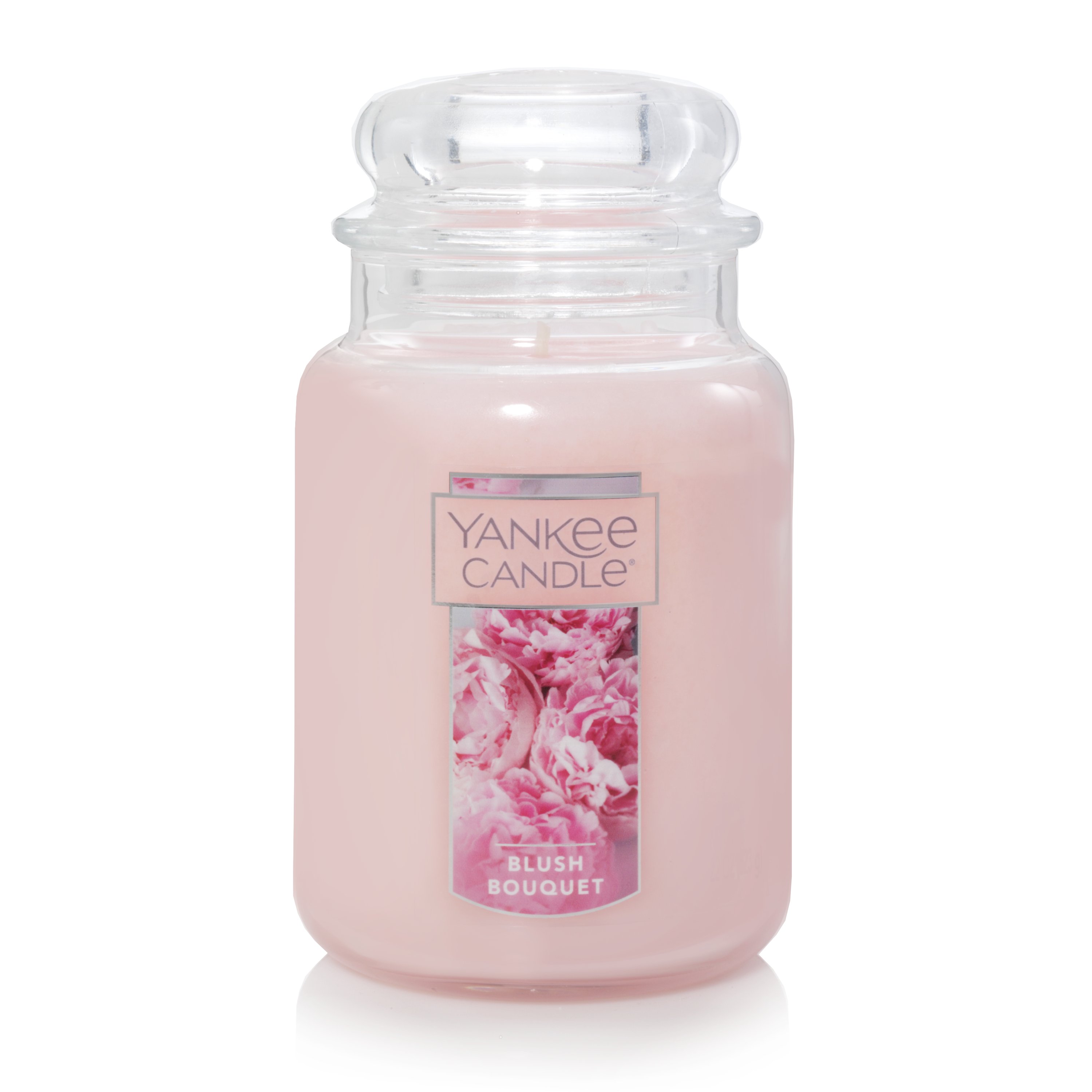 Village Candle Peony Bouquet Pink Large 26 FL Oz Jar 2 Wick Candle