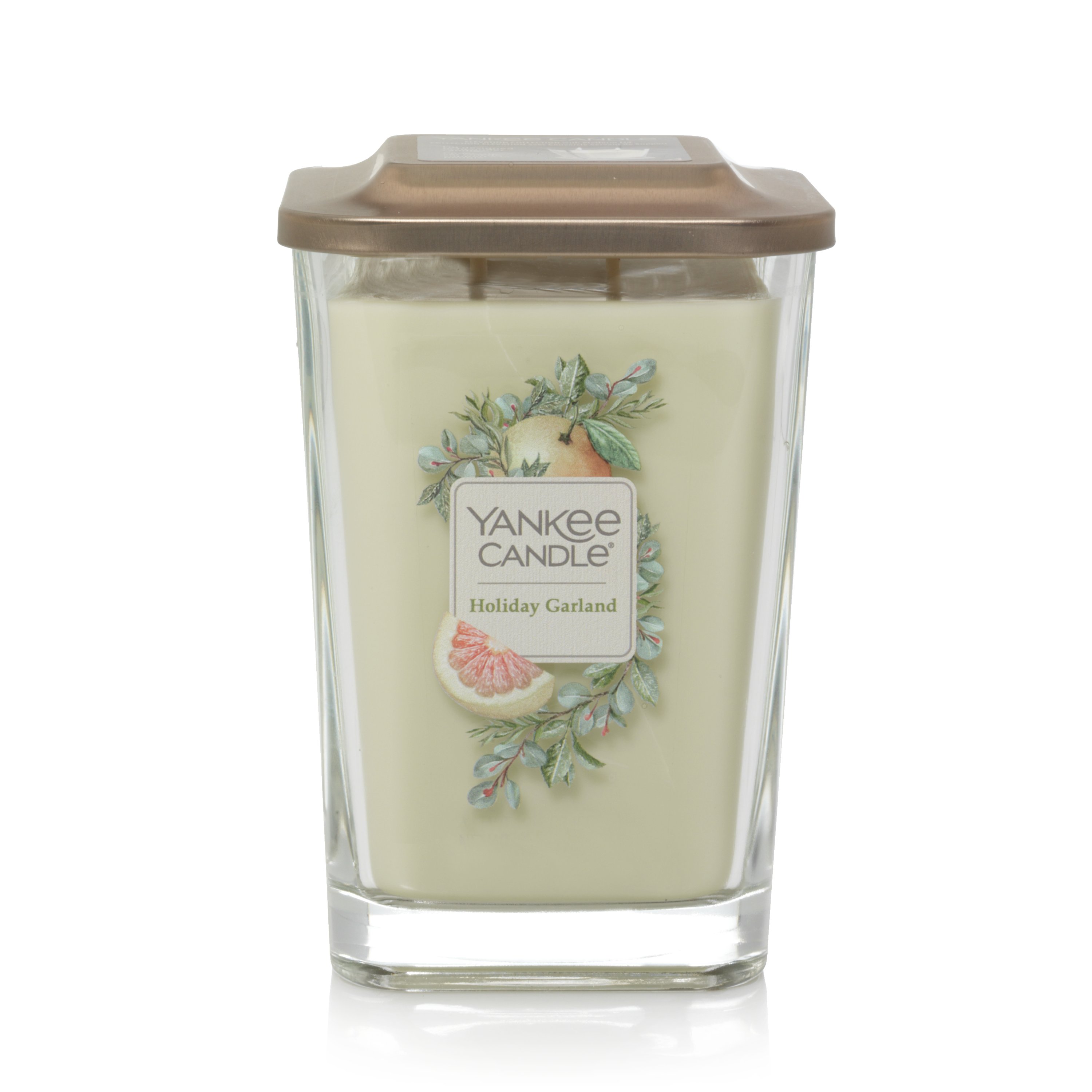 Yankee Candle HOLIDAY GARLAND Box of 12 Scented Tealights Tea Light Green 