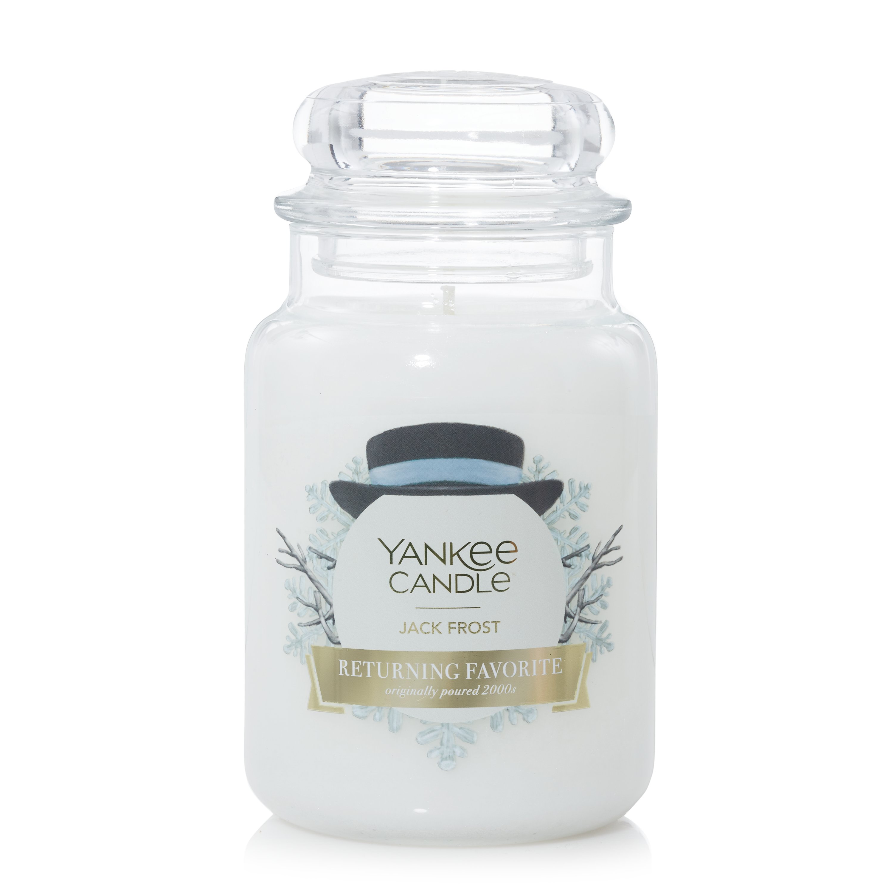 Yankee Candle Jack Frost - Tarro grande de 22 onzas