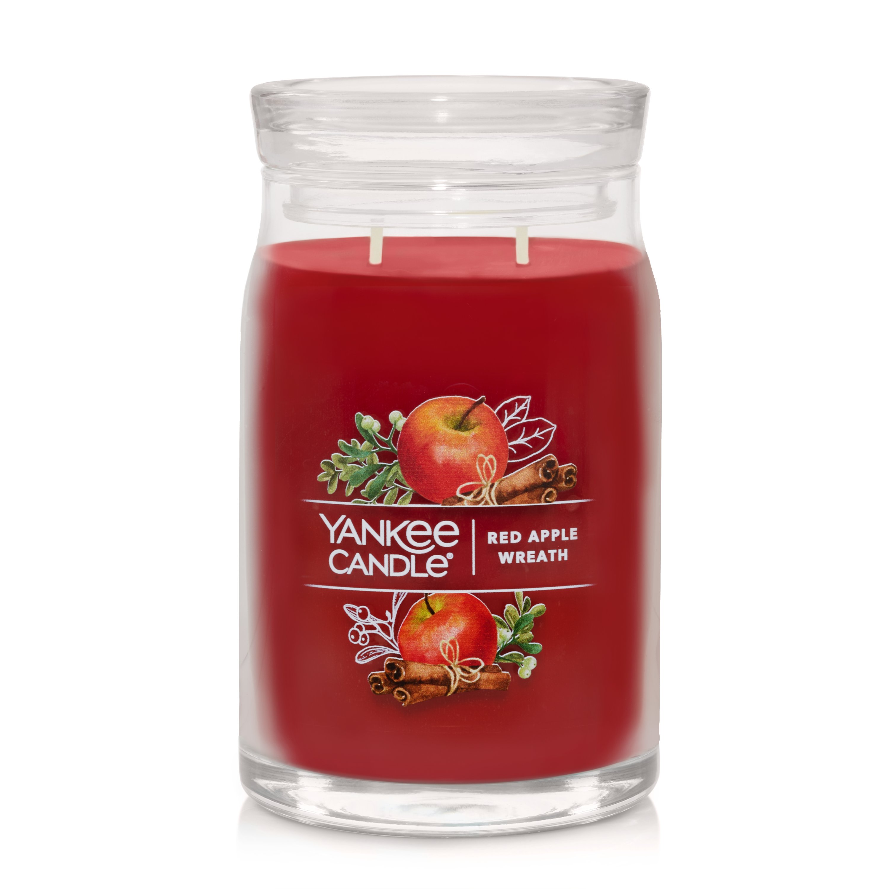 yankeecandle.com | Red Apple Wreath Large Jar
