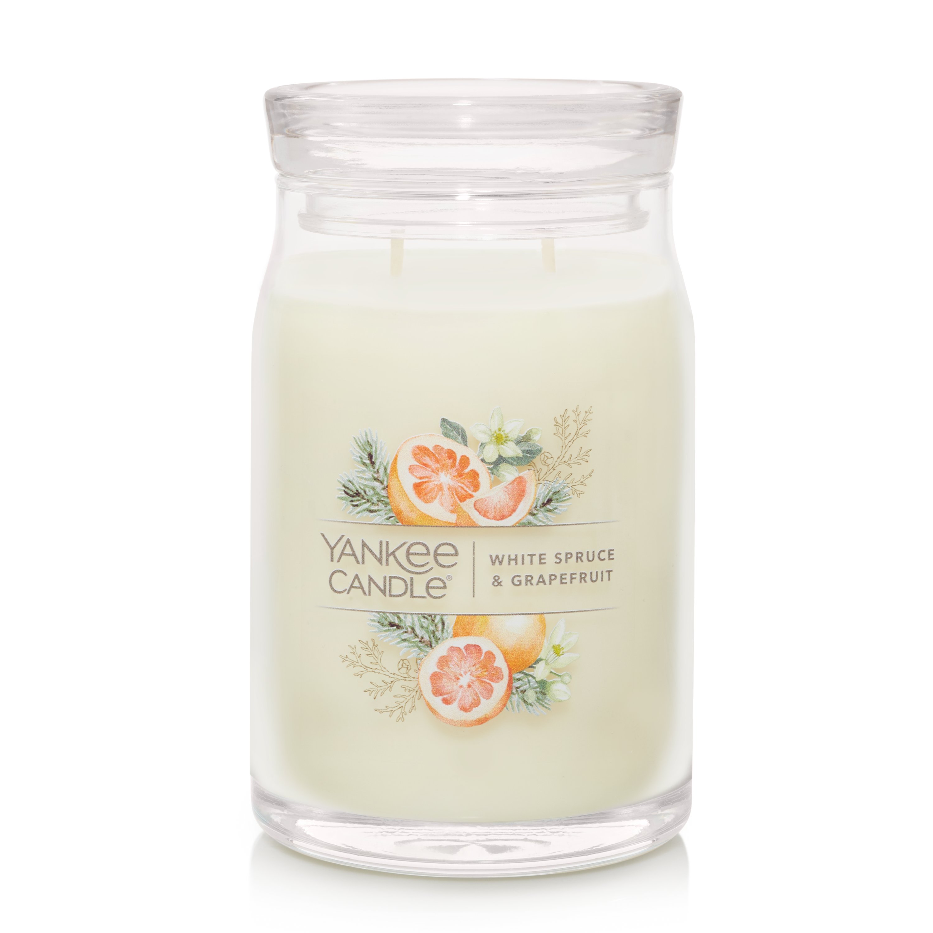 Yankee Candle - White Spruce & Grapefruit - Bote Grande