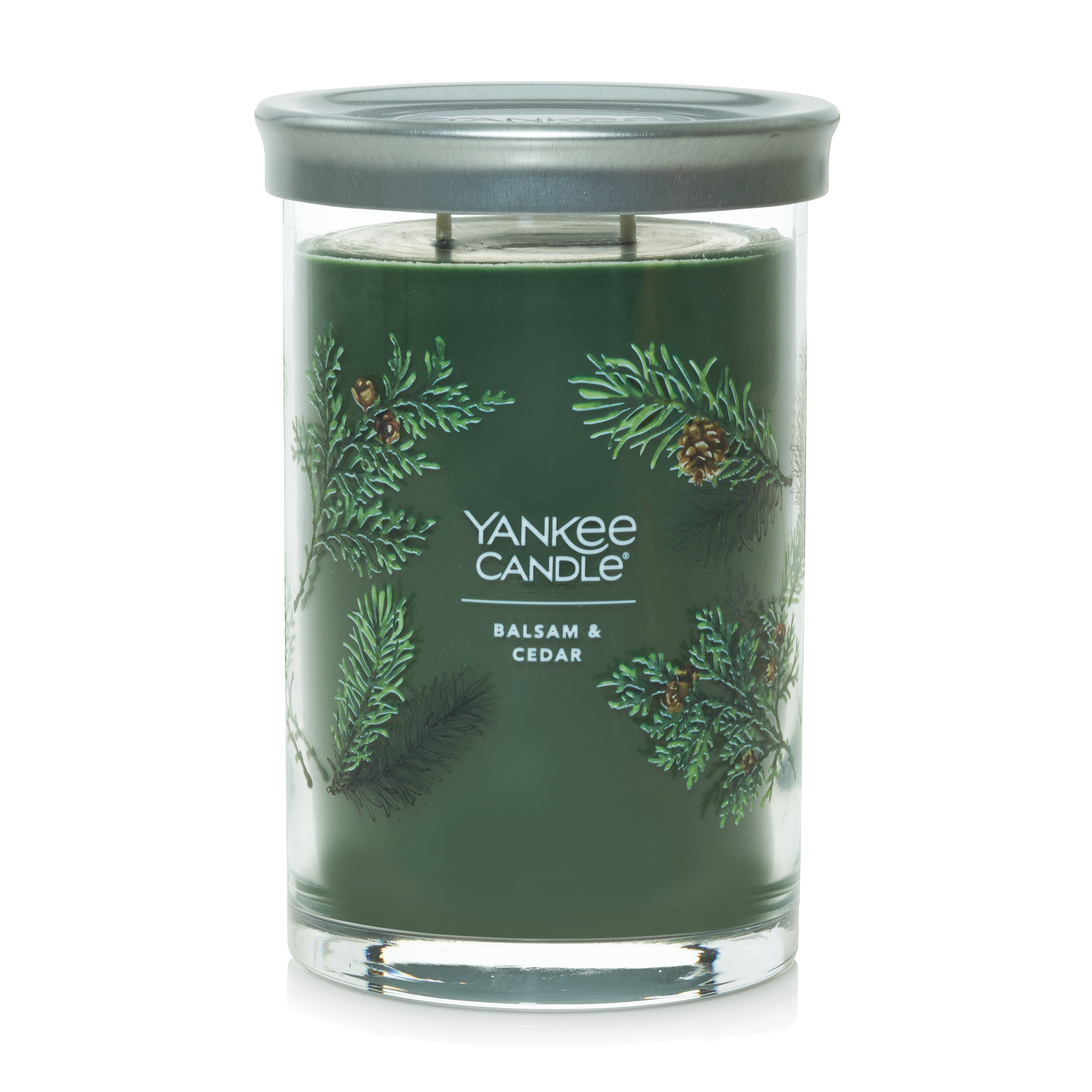 Yankee Candle 3 Piece Balsam and Cedar, Christmas Cookie and Sparking  Cinnamon Scented Tumbler Candles Set