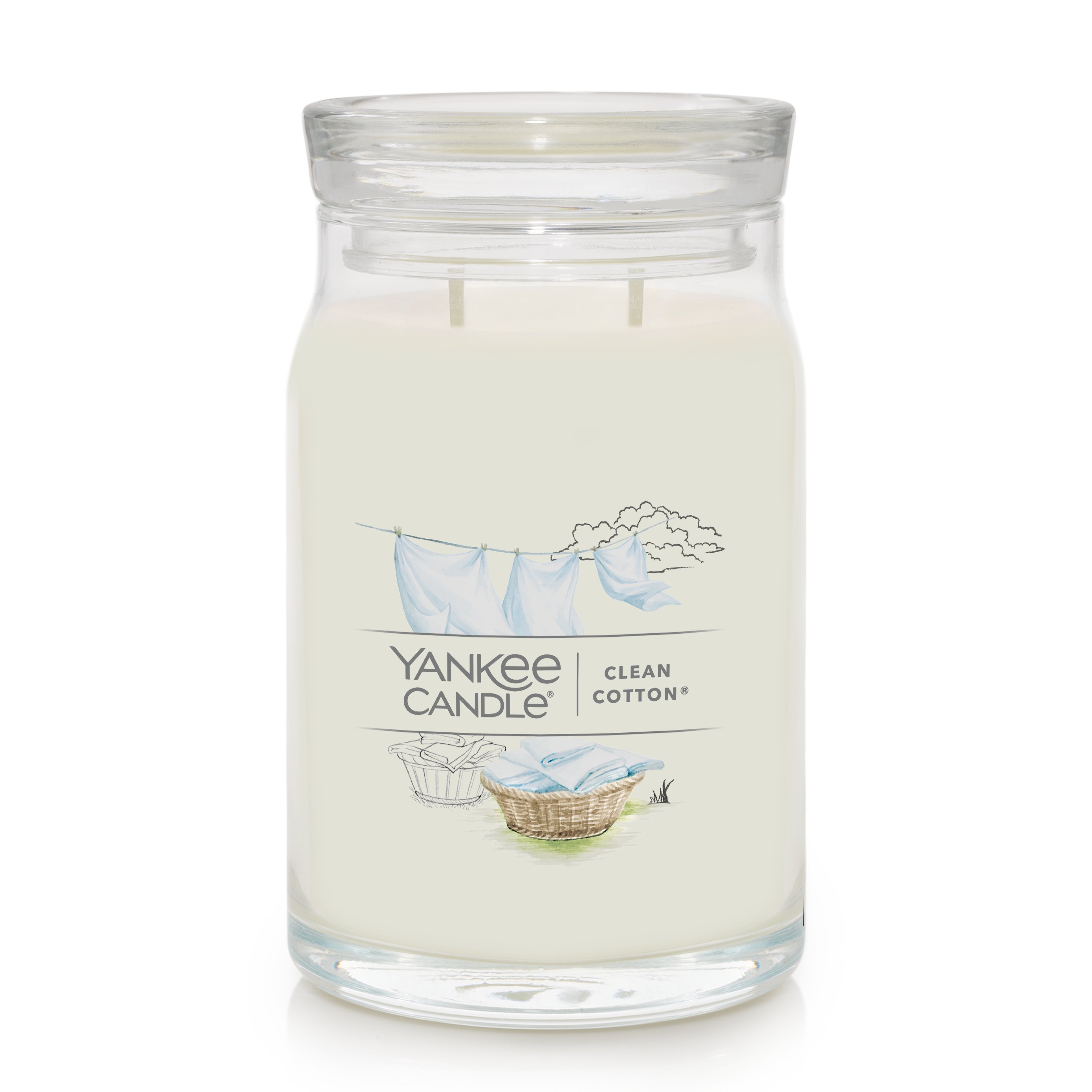 Clean Cotton® Signature Large Jar Candle - Signature Large Jar Candles |  Home Fragrance US