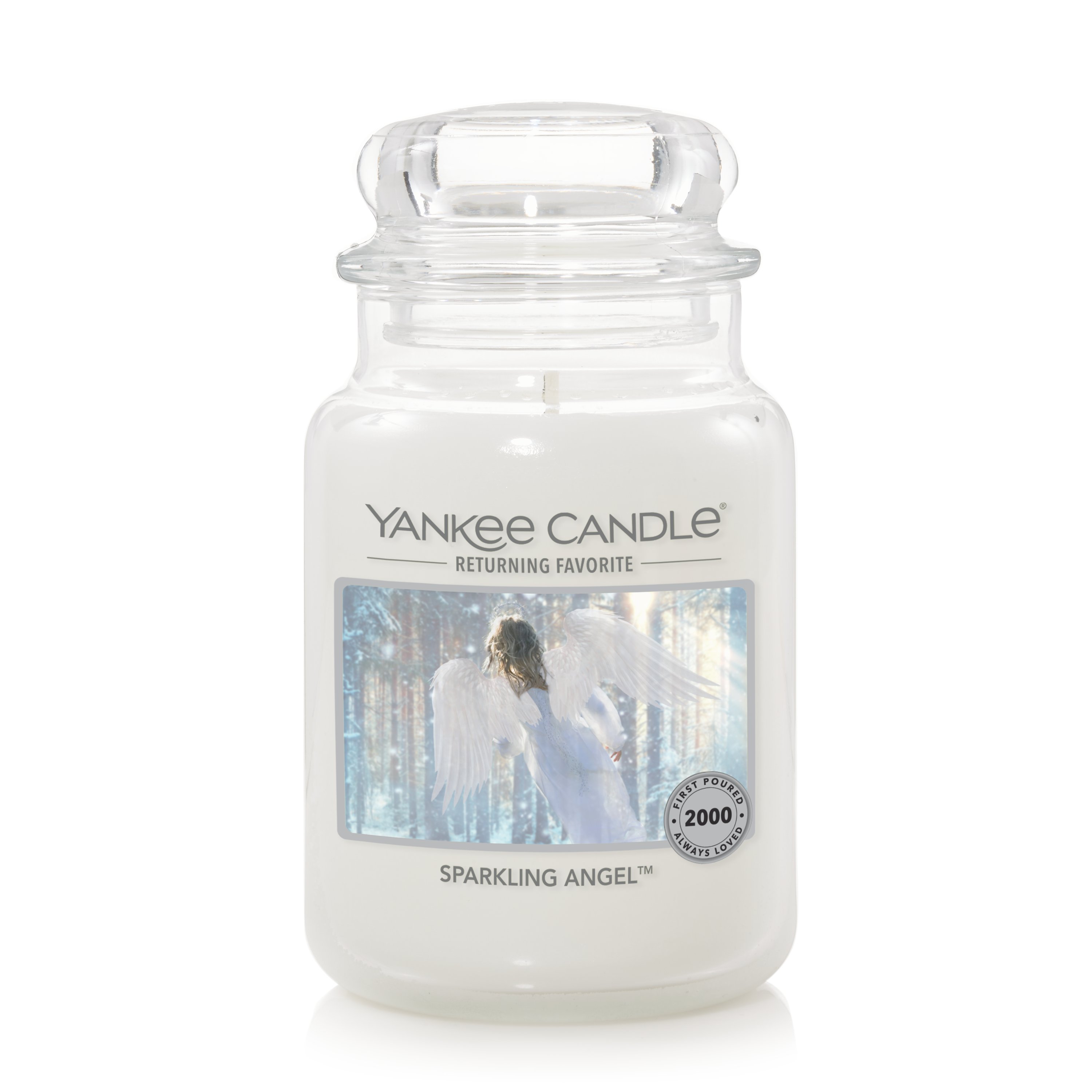 Yankee Candle 2 Returning Favorite SPARKLING ANGEL 22oz Jar Candle 