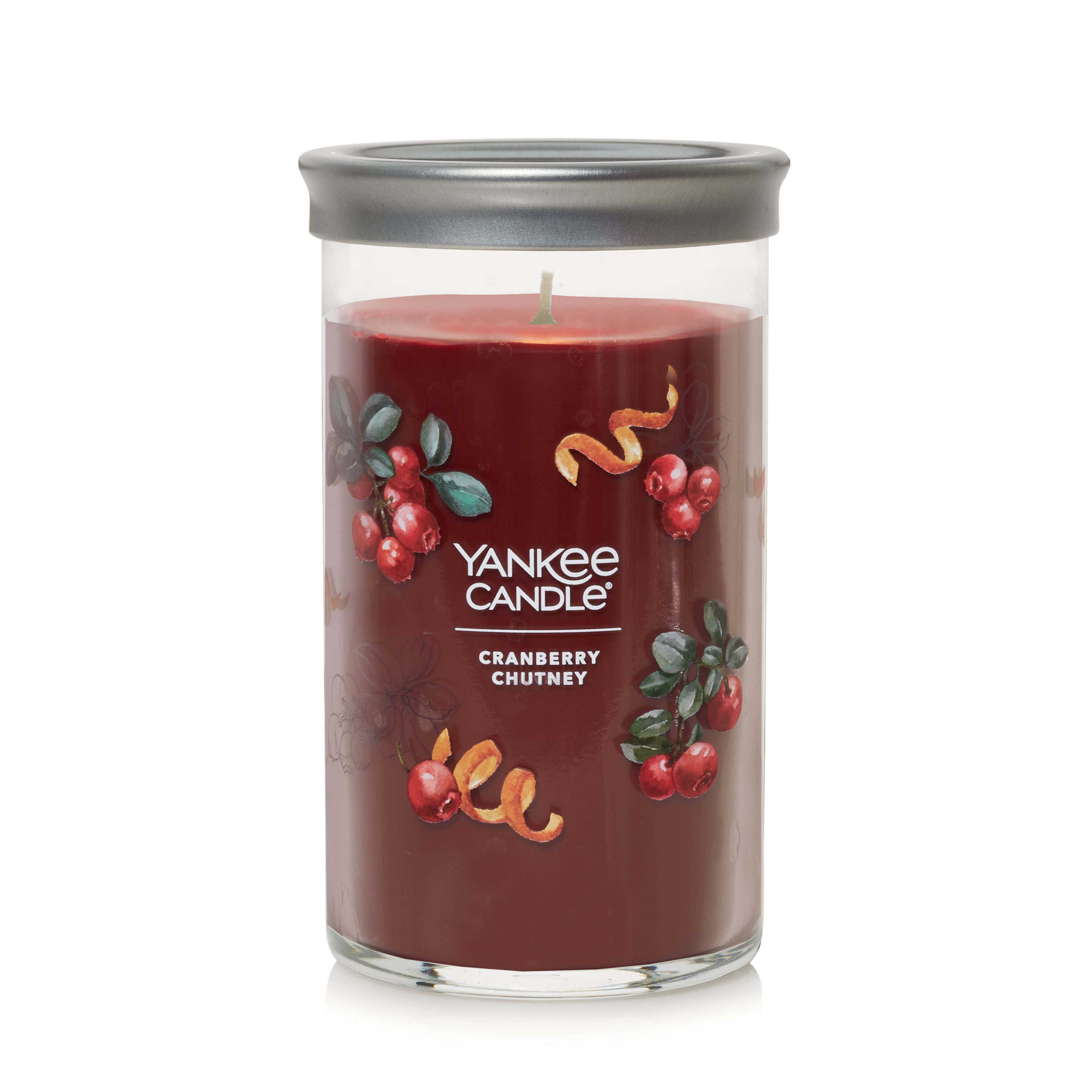 Cranberry Chutney ~ Ins Track # Included 2 22 oz Each Yankee 2-Wick Candle 