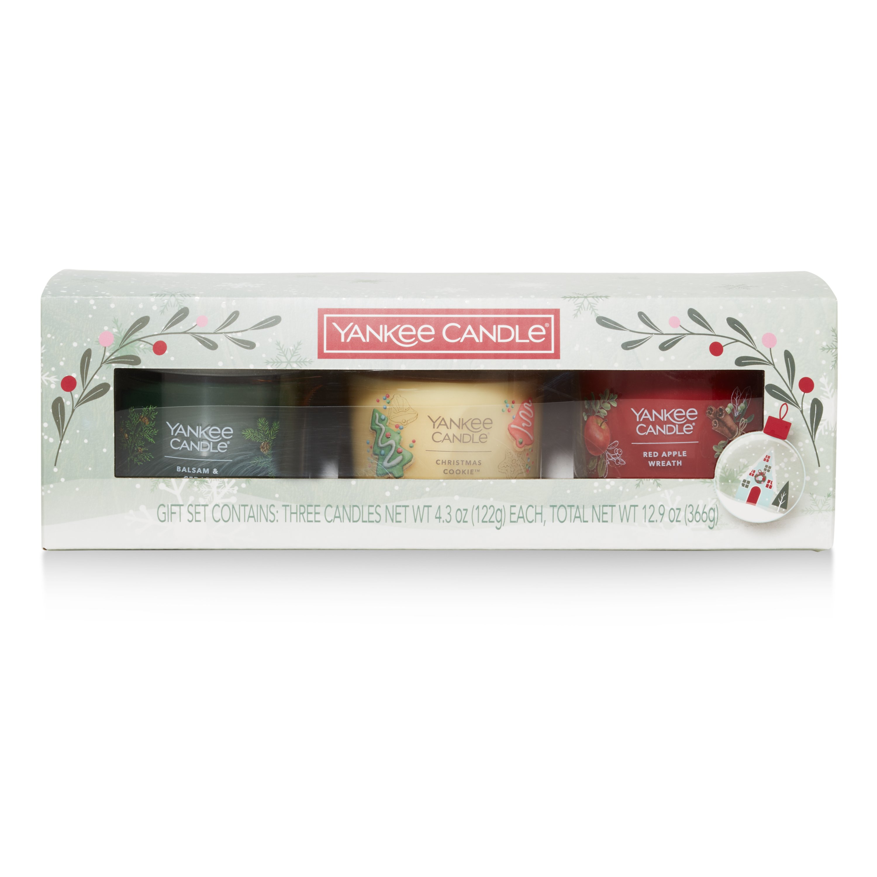 Balsam & Cedar / Christmas Cookie™ / Red Apple Wreath Signature Small  Tumblers Gift Set - Gift Sets