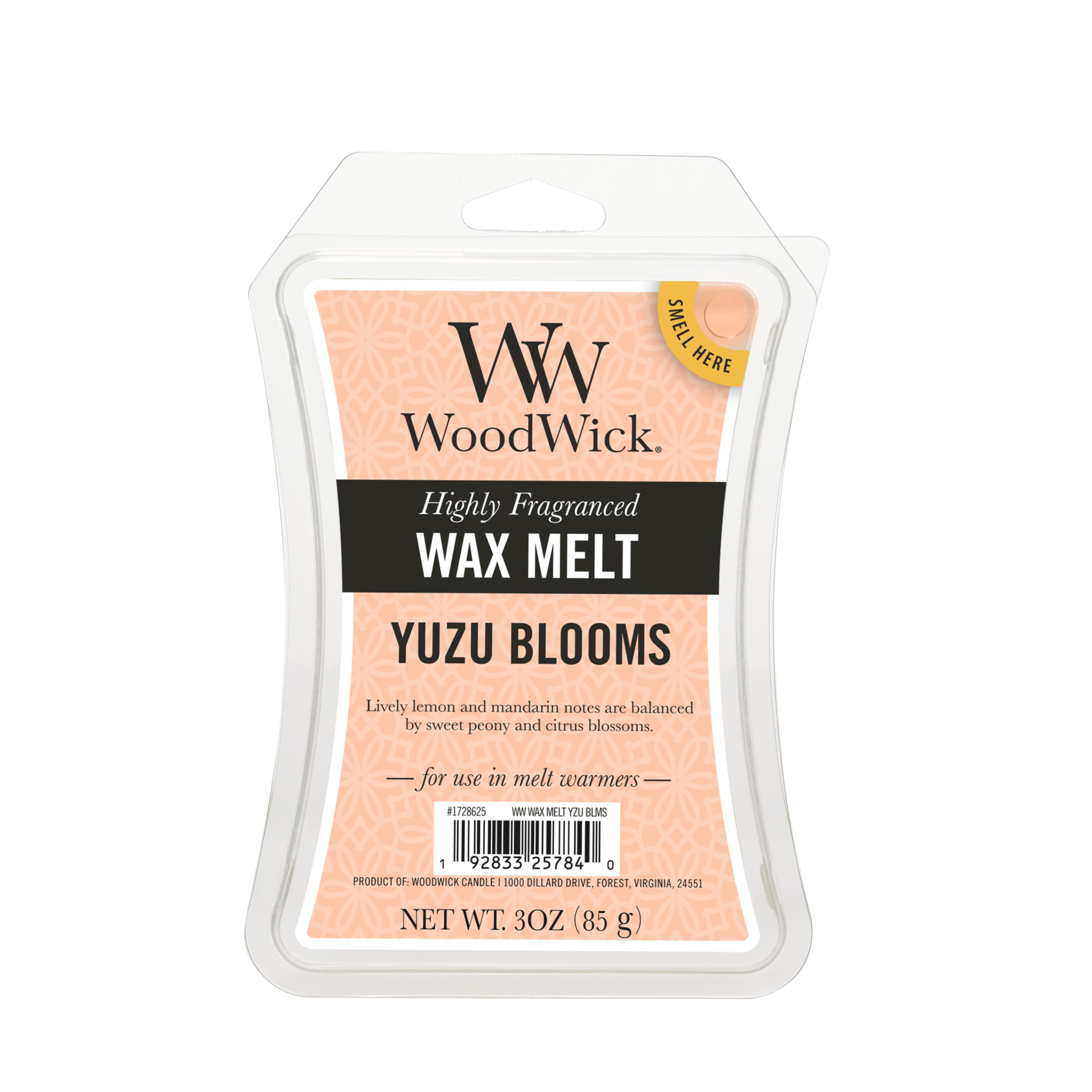 WoodWick 3 oz Wax Melt - Yuzu Blooms