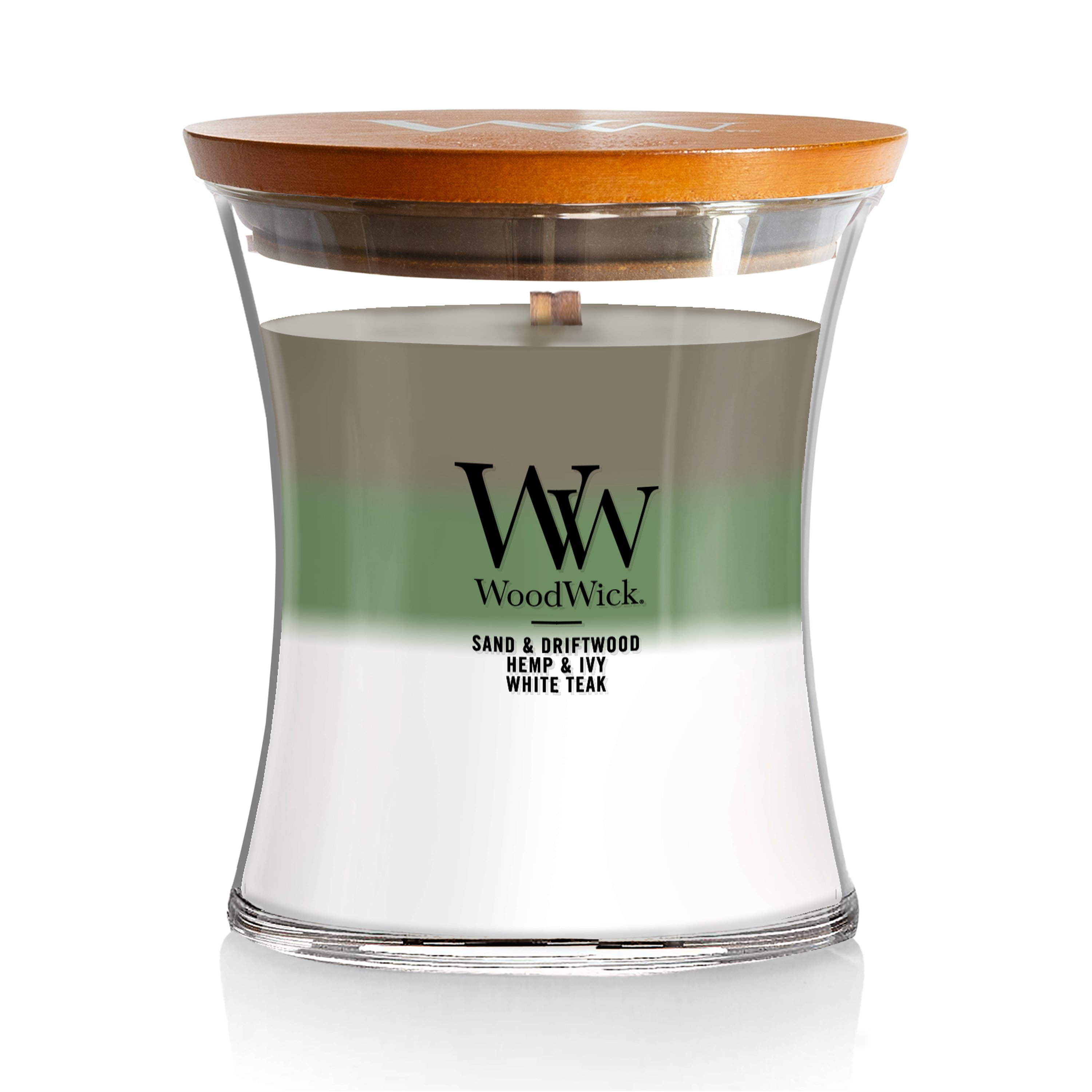 Verdant Earth Trilogy WoodWick® Medium Hourglass Trilogy Candle