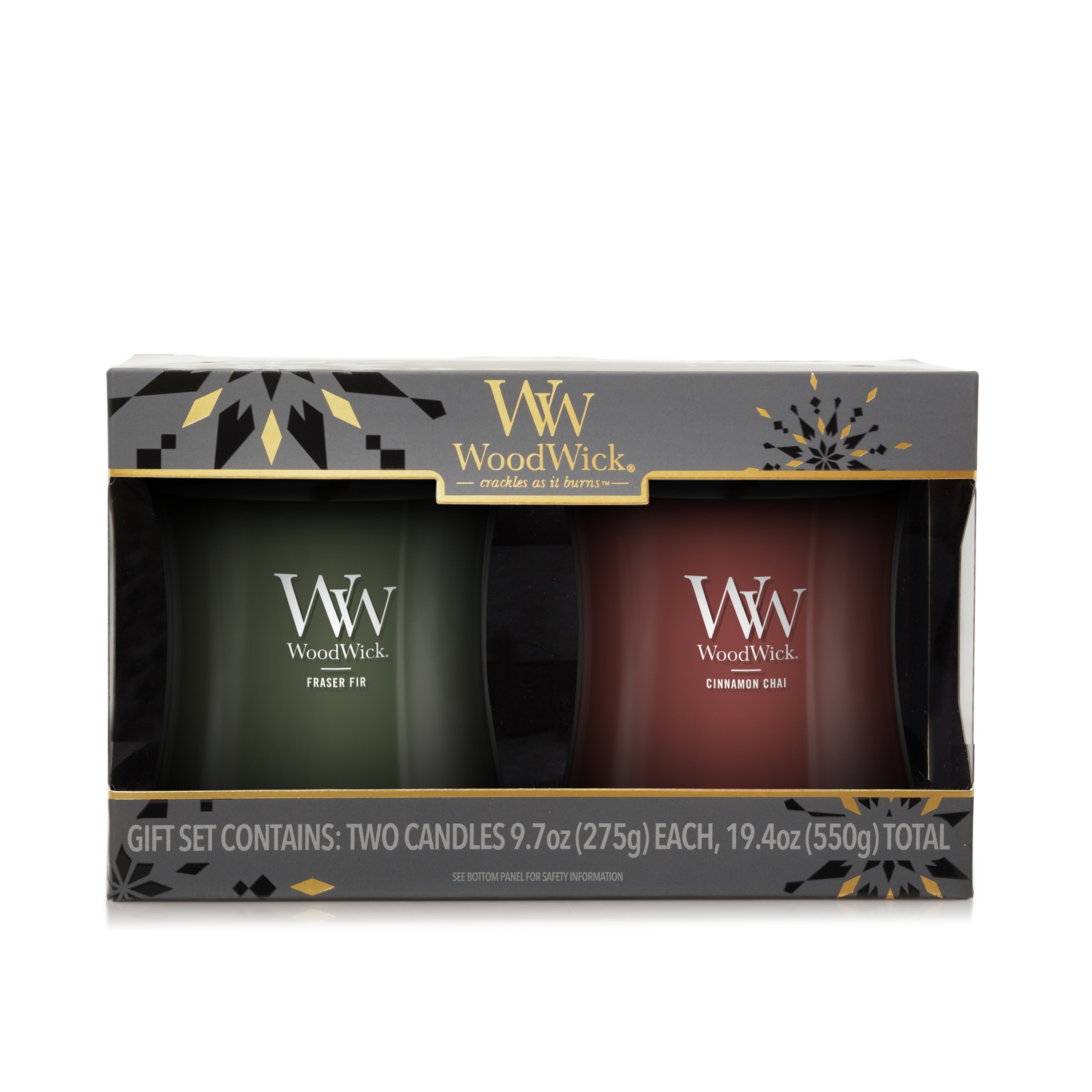 WoodWick® Holiday Medium Hourglass Candles