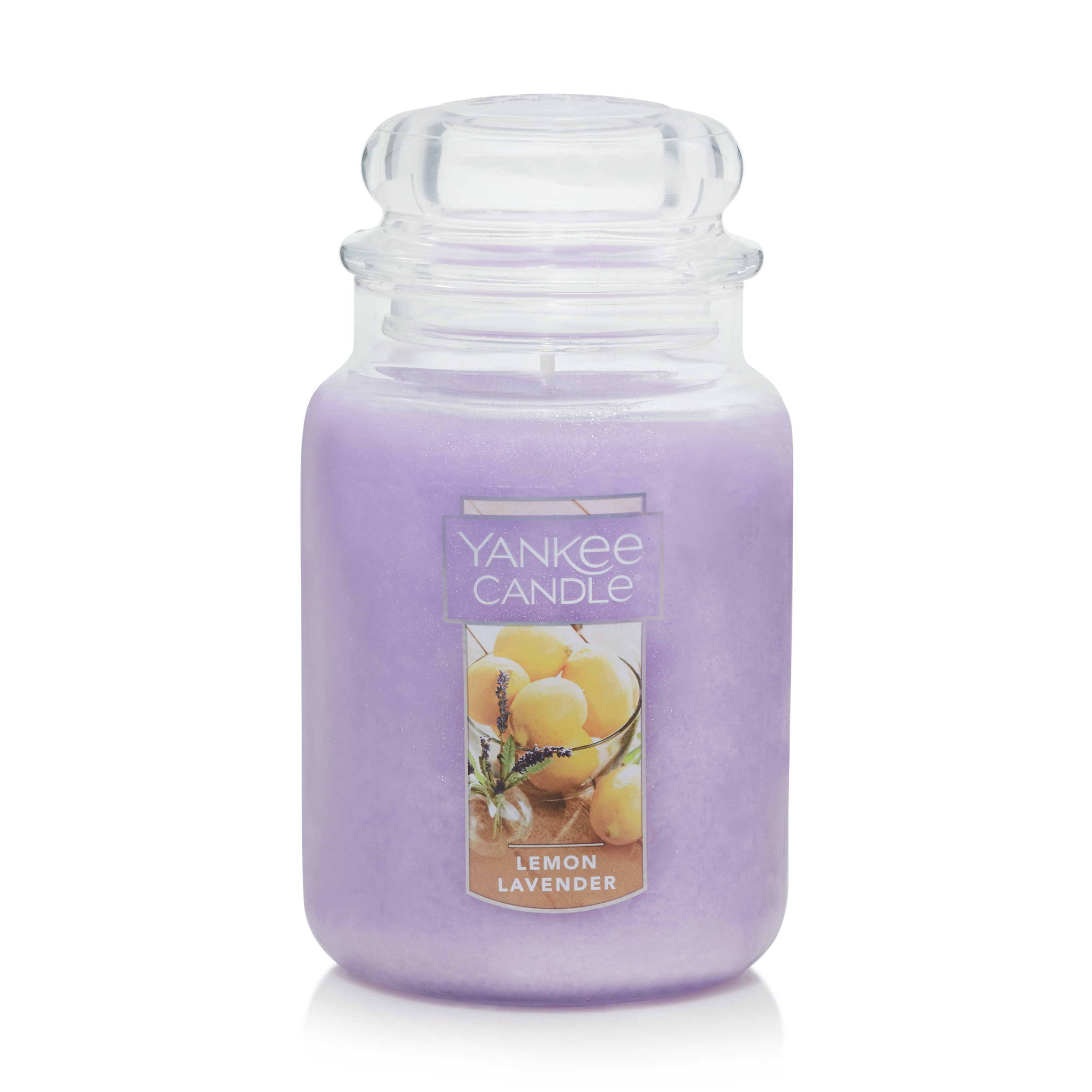 Yankee Candle Lavender Vanilla Large Jar Candle, Fresh Scent