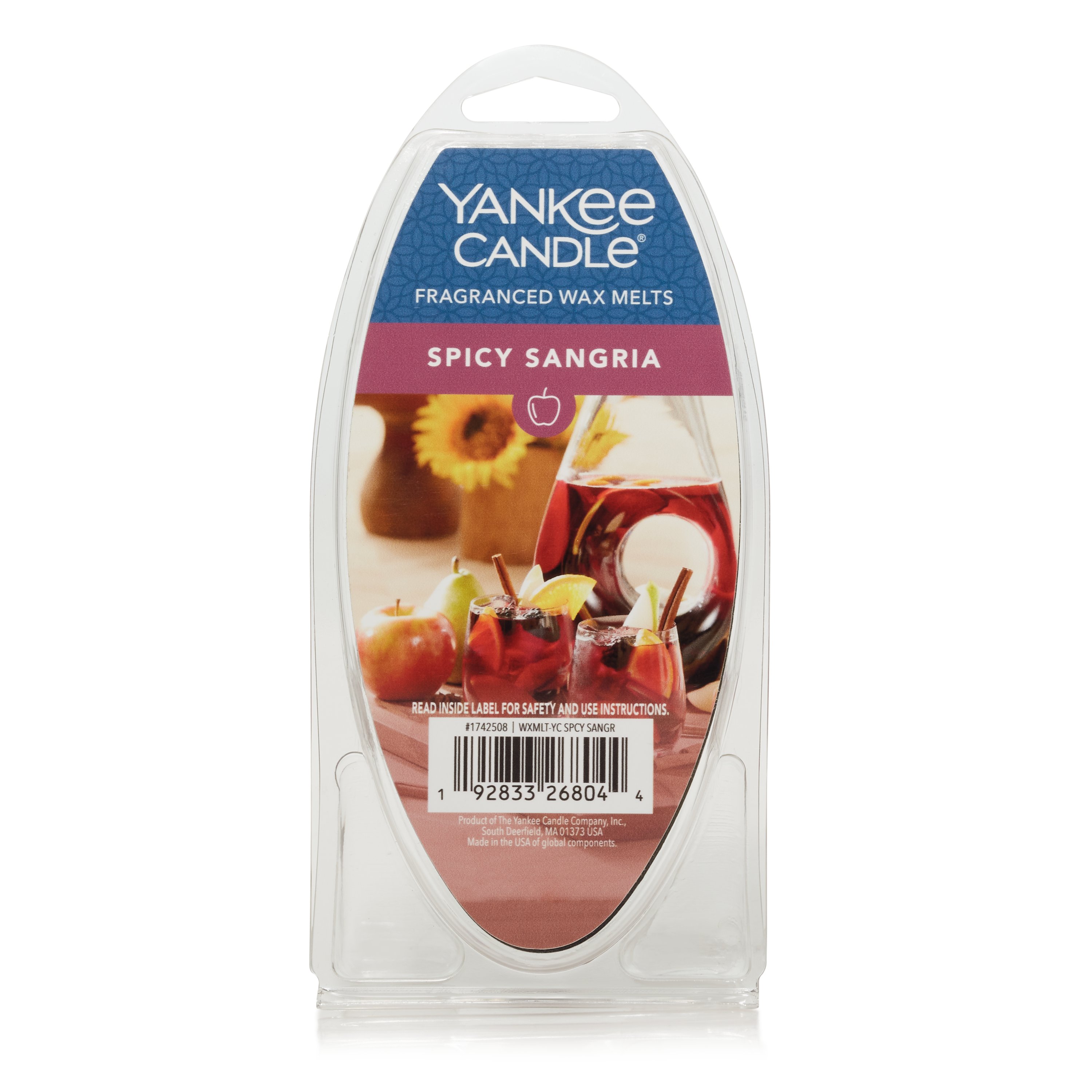 Yankee Candle Spicy Sangria Wax Melts, Size: 2.6 oz
