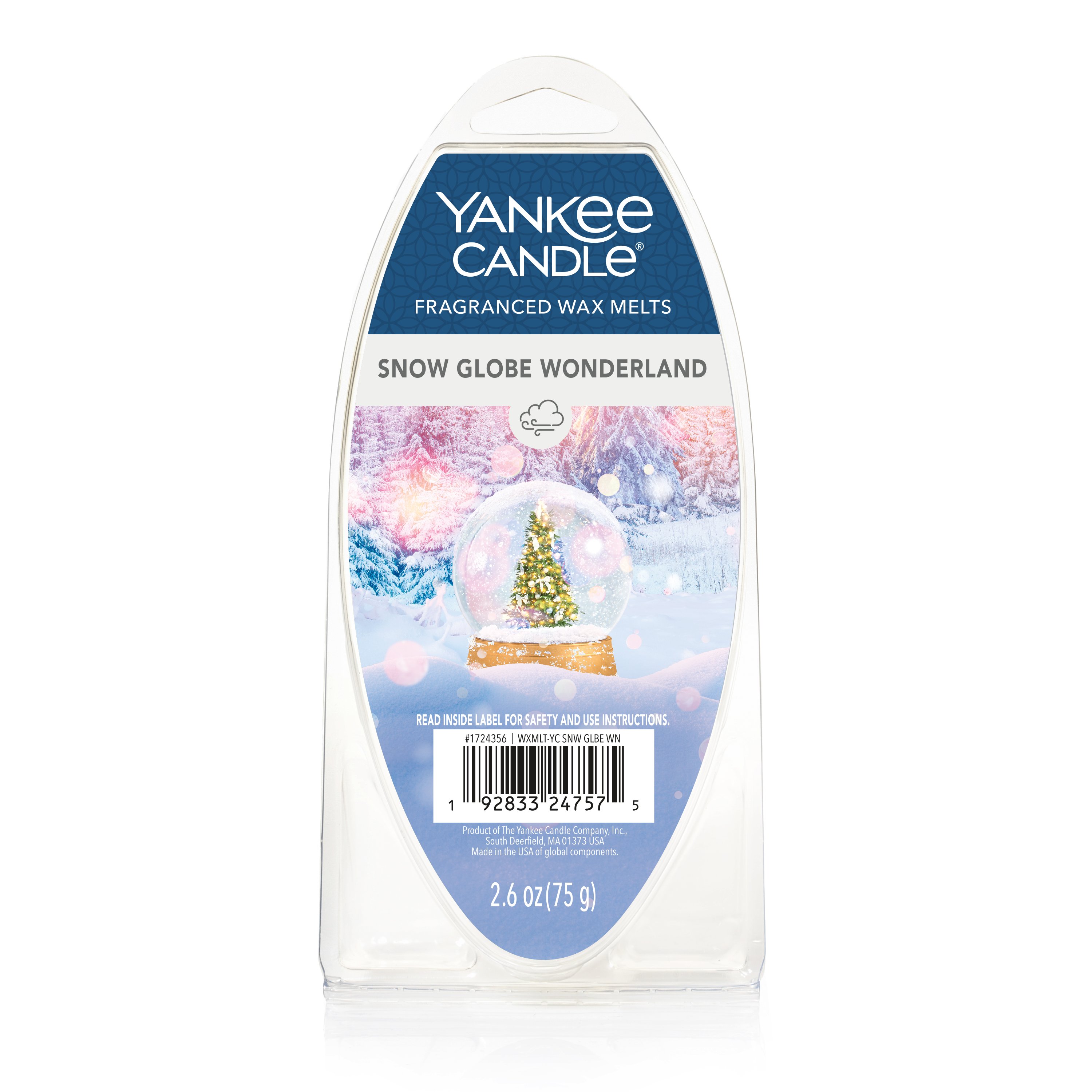 Yankee Candle Wax Melt Snow Globe Wonderland (2.6 oz)
