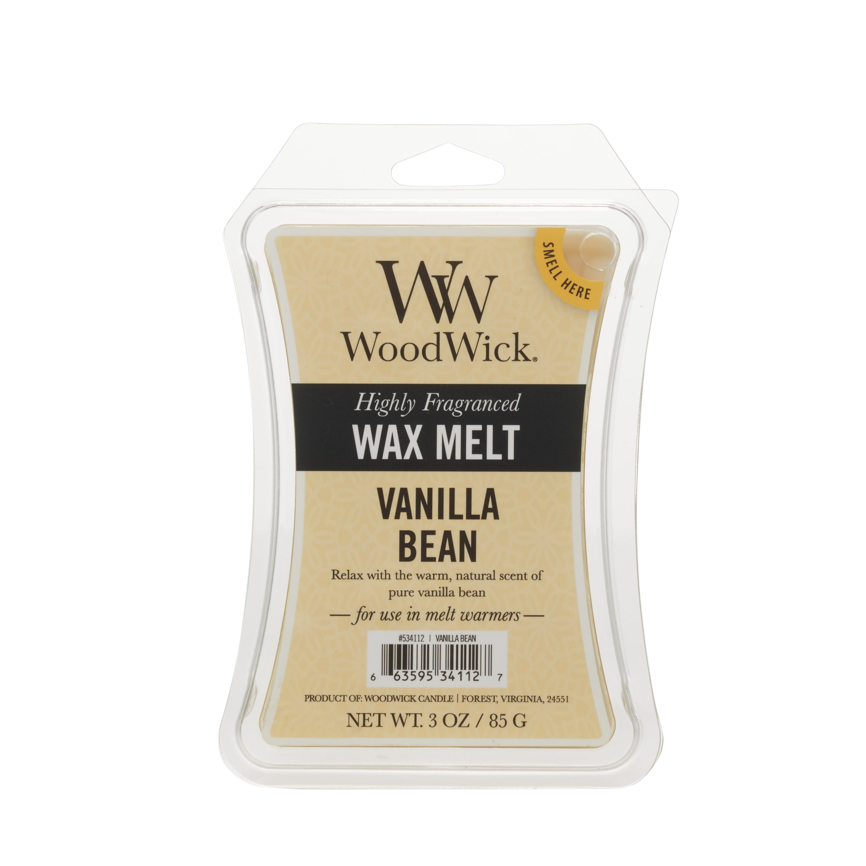 WoodWick Wax Melt 3 oz. - Vanilla Bean