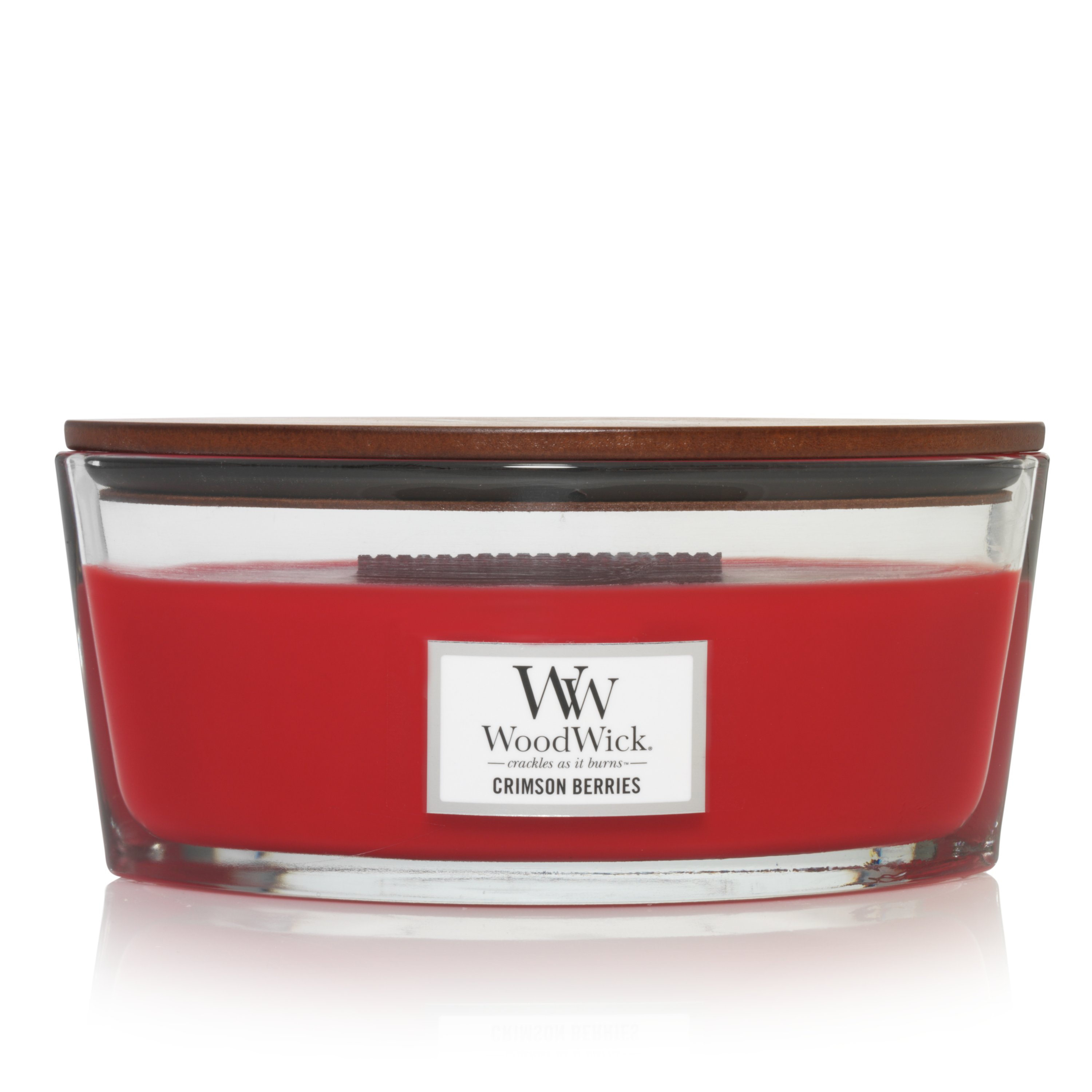 WoodWick Petite Candle Gift Set Frasier Fir & White Teak Crimson Berries 