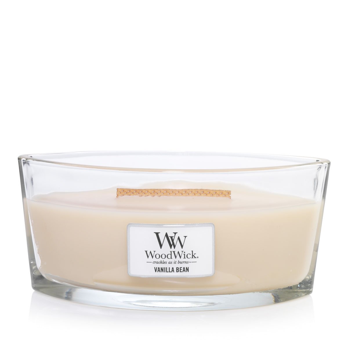 Bougie Parfumée Moyenne Sablier Woodwick - Gousse de Vanille