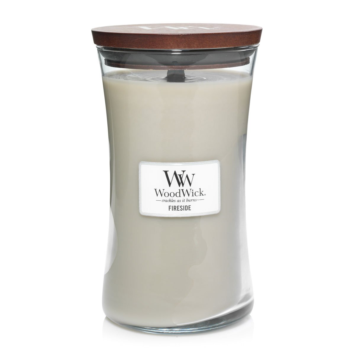 Bougie mini jarre au coin du feu WOODWICK