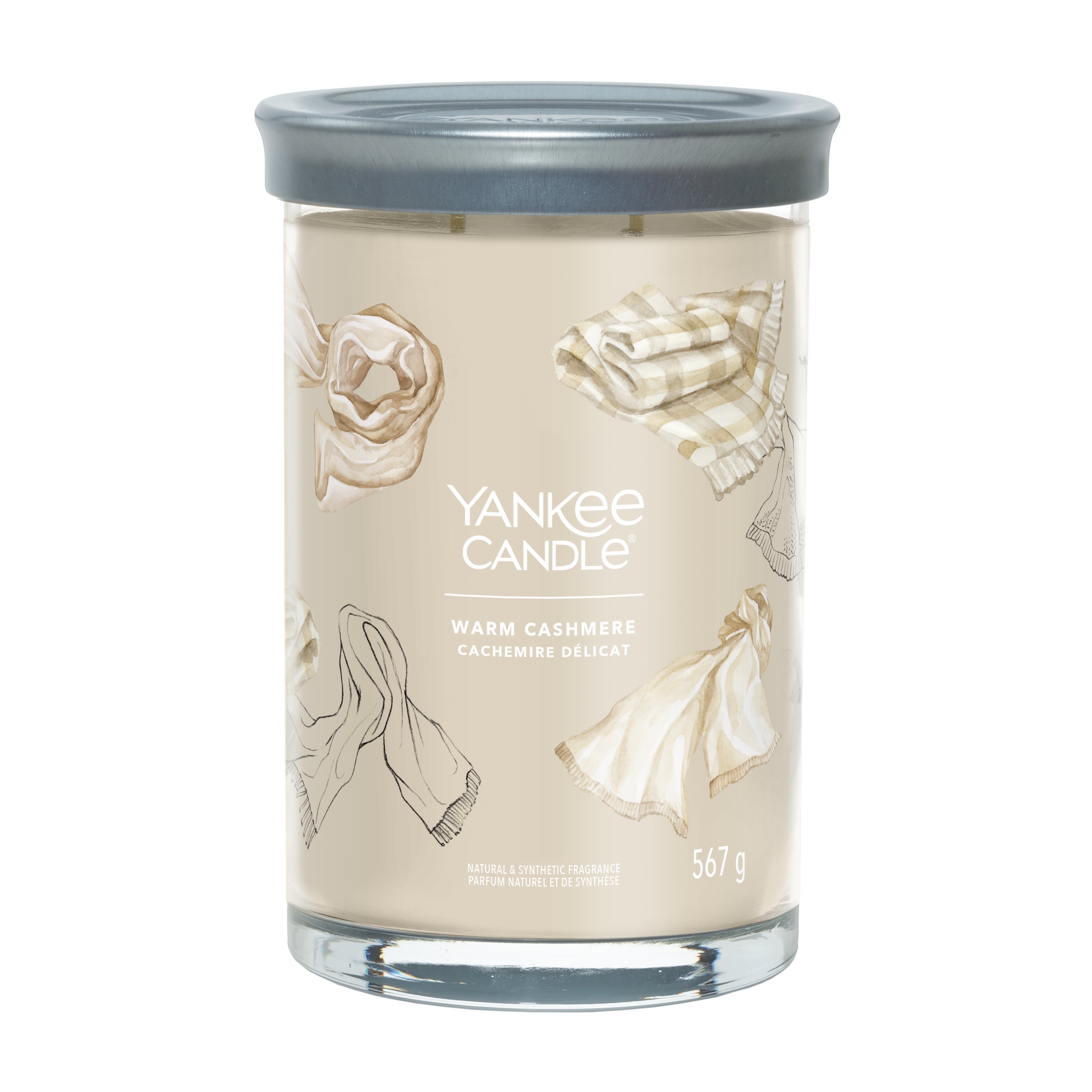 Yankee Candle Signature candles Jar ,Medium color Beige