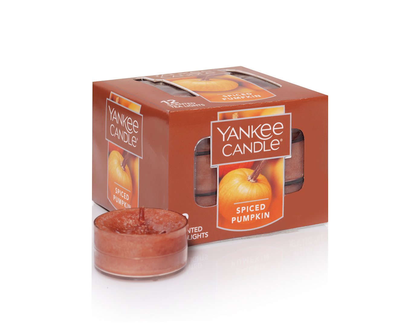 Scented Tea Light Candles in Spiced Pumpkin
