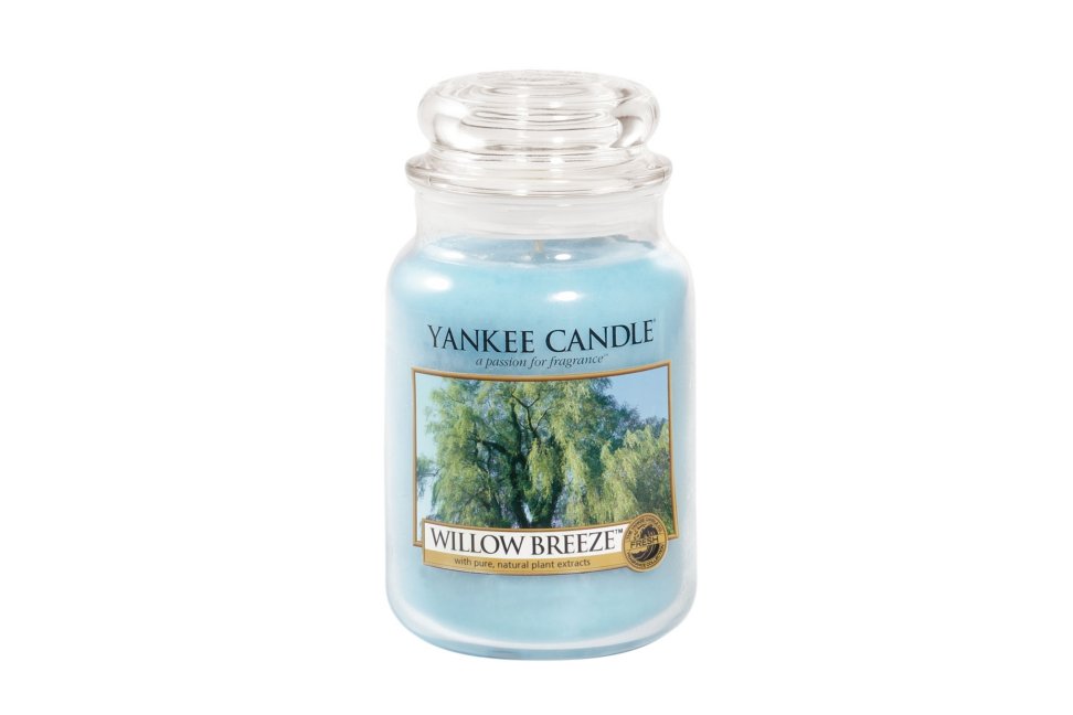 willow breeze large jar candle