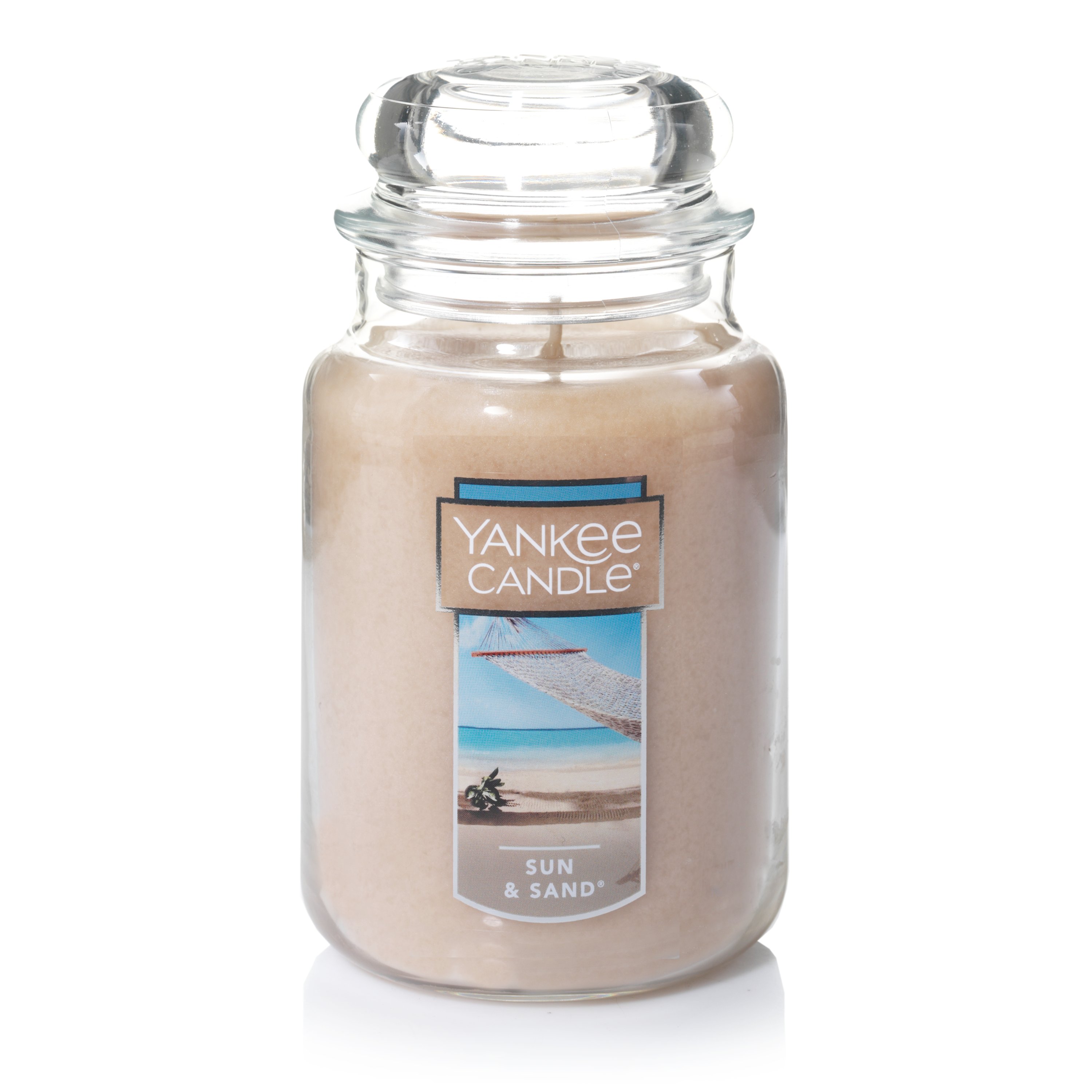 Yankee Candle Housewarmer Sun & Sand Large Classic Jar Candle, 22 oz