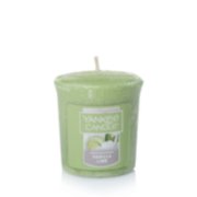 vanilla lime green candles