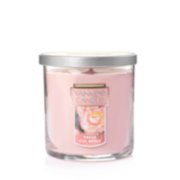 fresh cut roses pink candles