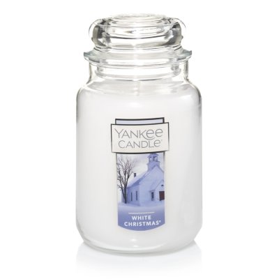 White All is Bright Glass Up to 150 Hours Burn Time Yankee Candle Large Jar Scented Candle 