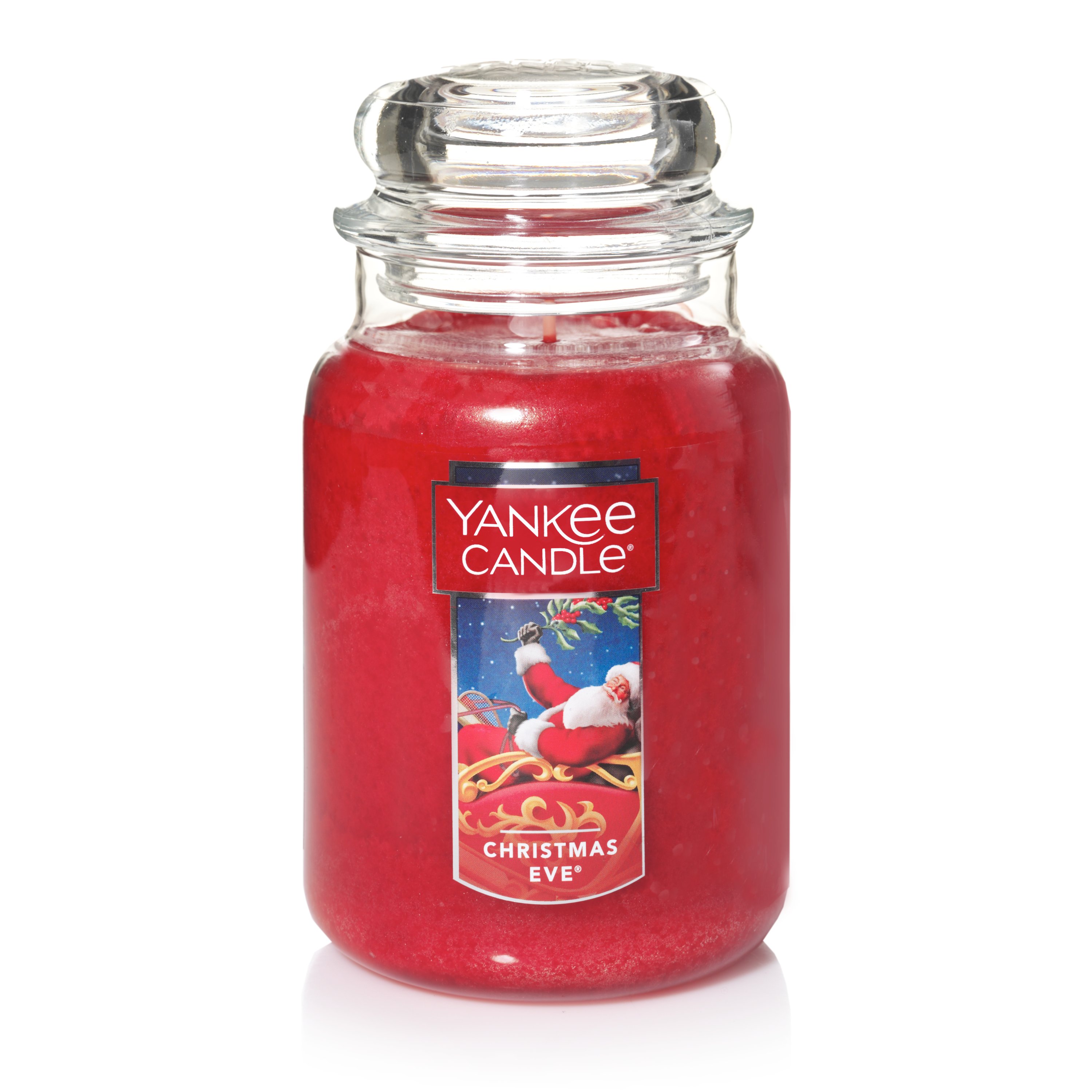  Yankee Candle Christmas Eve Scented, Classic 22oz Large Jar  Single Wick Candle, Over 110 Hours of Burn Time : Home & Kitchen