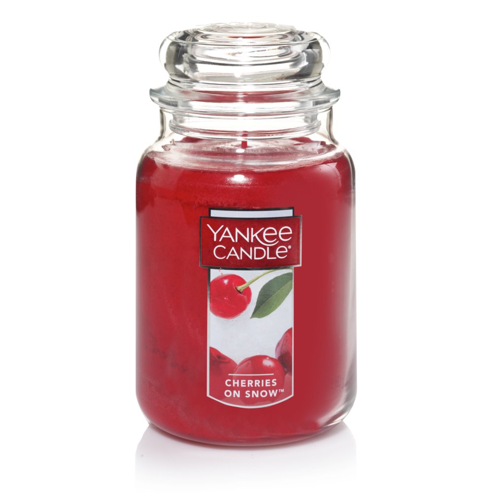 Cherries On Snow™ Original Large Jar Candles Large Jar Candles
