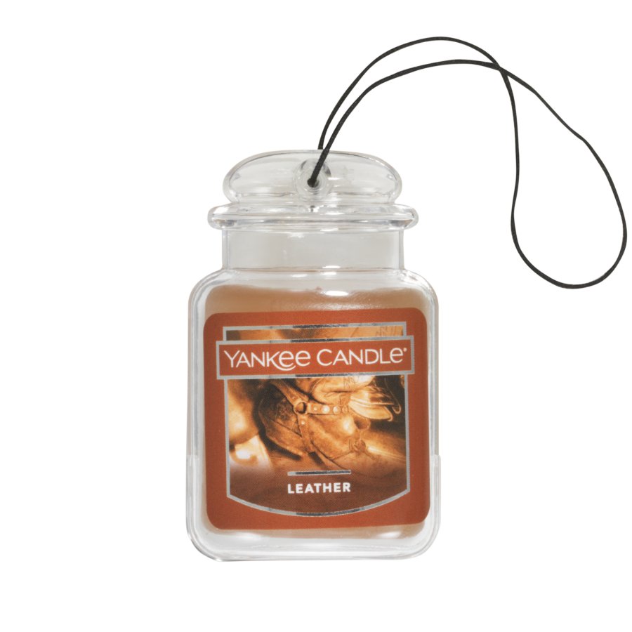 Yankee Candle Car Jar Ultimate Air Freshener, Leather