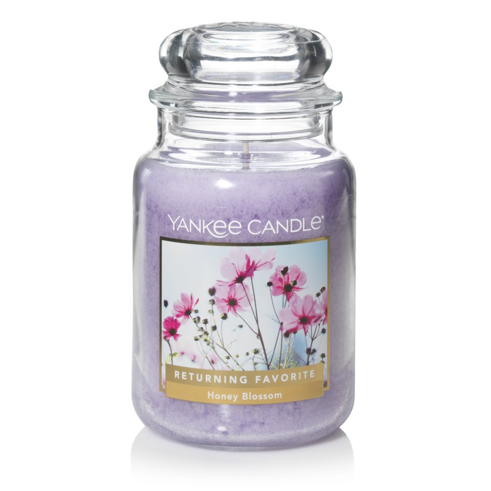 honey blossom purple candles