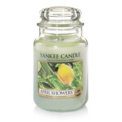 Yankee Candle Meadow Showers 22oz. Jar Candle Green