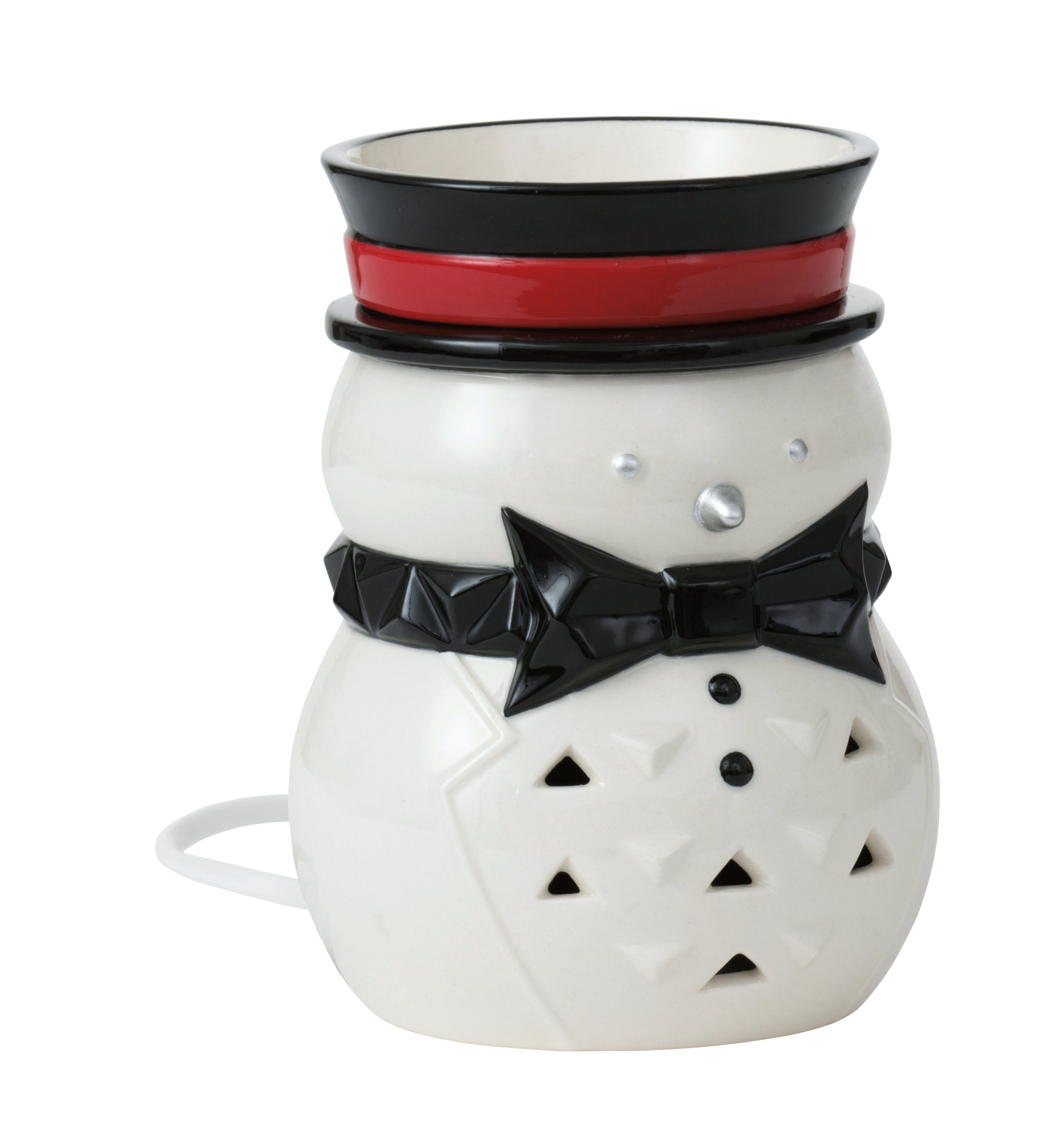 Yankee Candle, Accents, Vintage Yankee Candle Snowmen Winter Wax Tart  Tealight Warmer