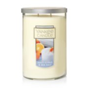 juicy citrus and sea salt yellow candles image number 1