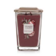 holiday pomegranate large 2 wick square candles