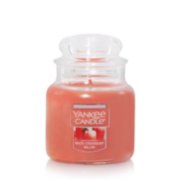 white strawberry bellini small jar candles