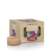 santas cookies tea light candle image number 1
