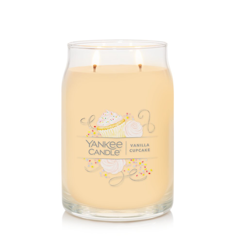 vanilla cupcake signature large jar candle